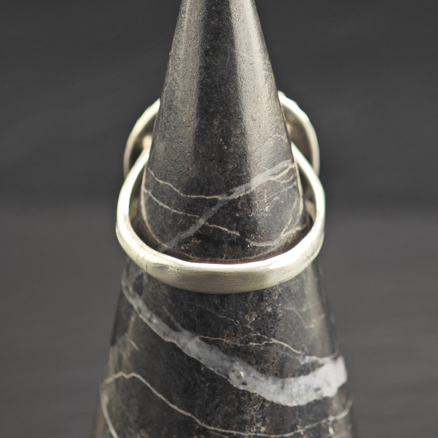 Zuni Inlay Sunface Sterling Silver Ring by Angela Lahty Sz 7 R6671