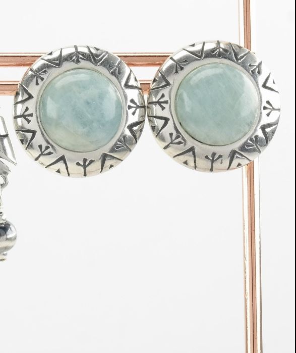 Choice of Carolyn Pollack Sterling Silver Turquoise, Feather, Stamped Earrings Dangle, Stud ER2168
