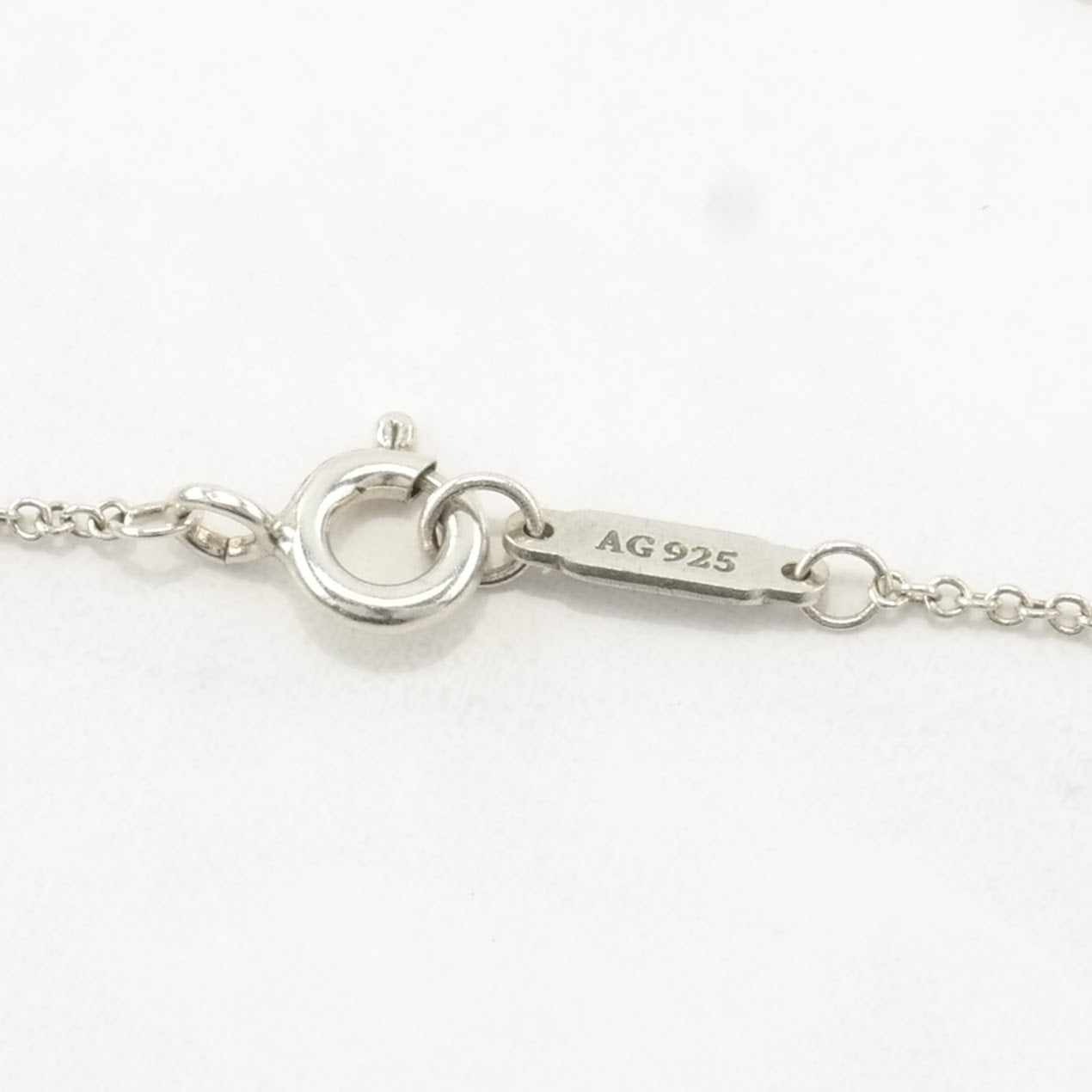 Vintage Tiffany & Co.  Sterling Silver  NWM Half, Wahington DC, 2013 Nike Necklace N2220