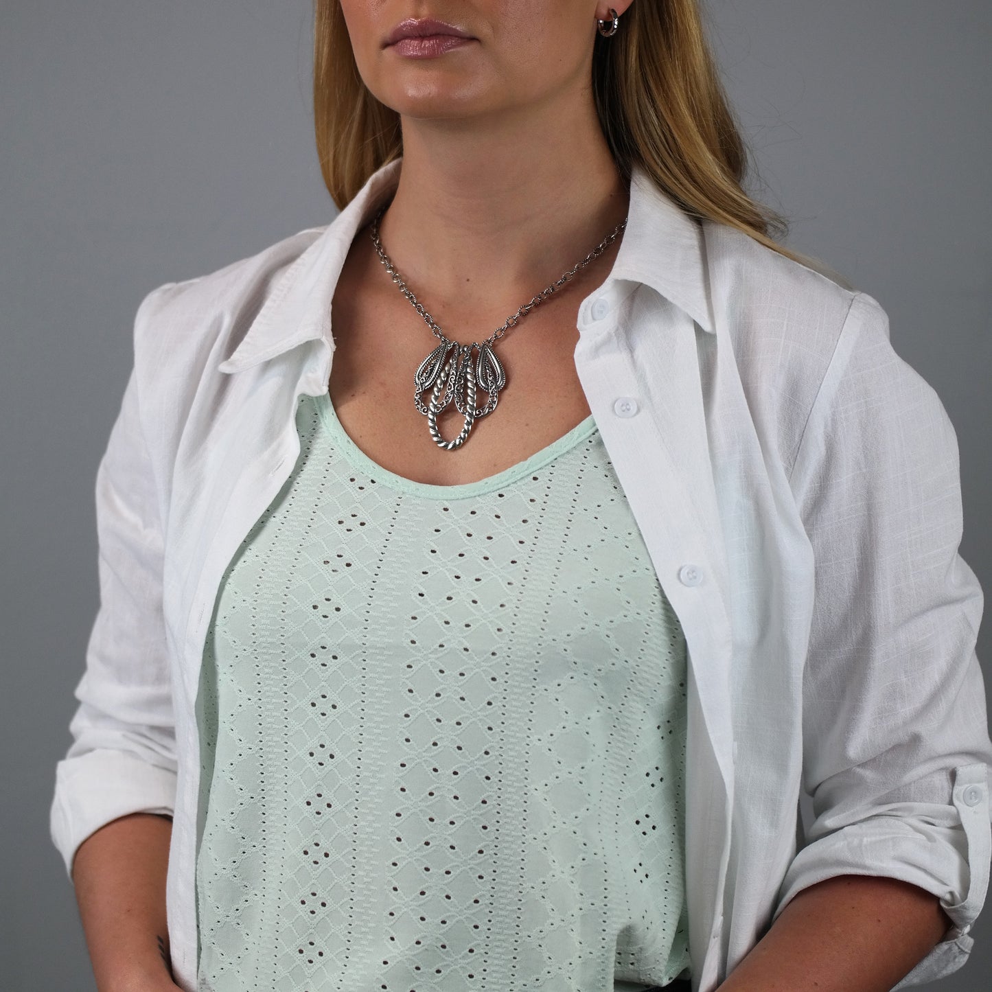 Carolyn Pollack Sterling Silver Lasting Connections Necklace