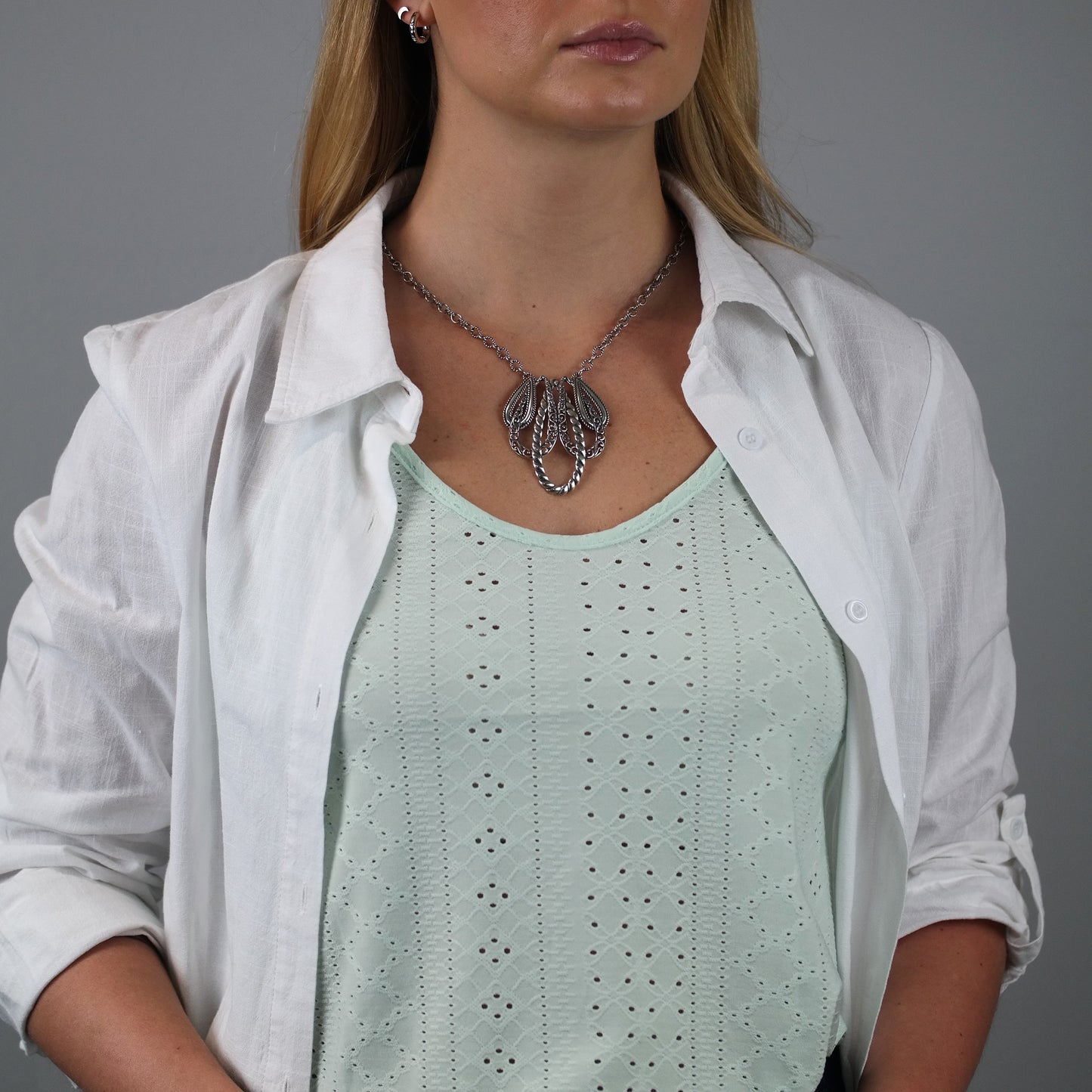 Carolyn Pollack Sterling Silver Lasting Connections Necklace