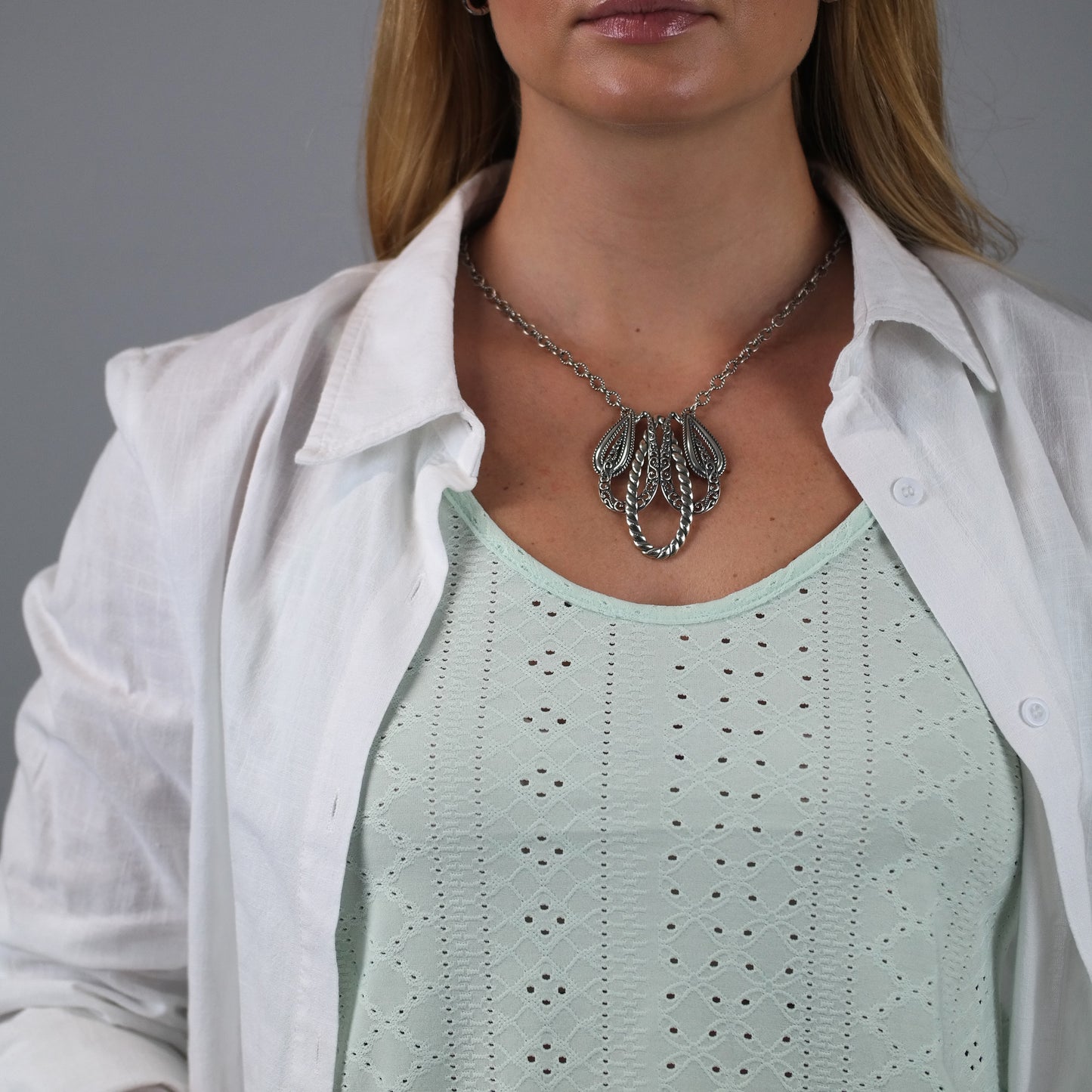 Carolyn Pollack Sterling Silver Lasting Connections Necklace