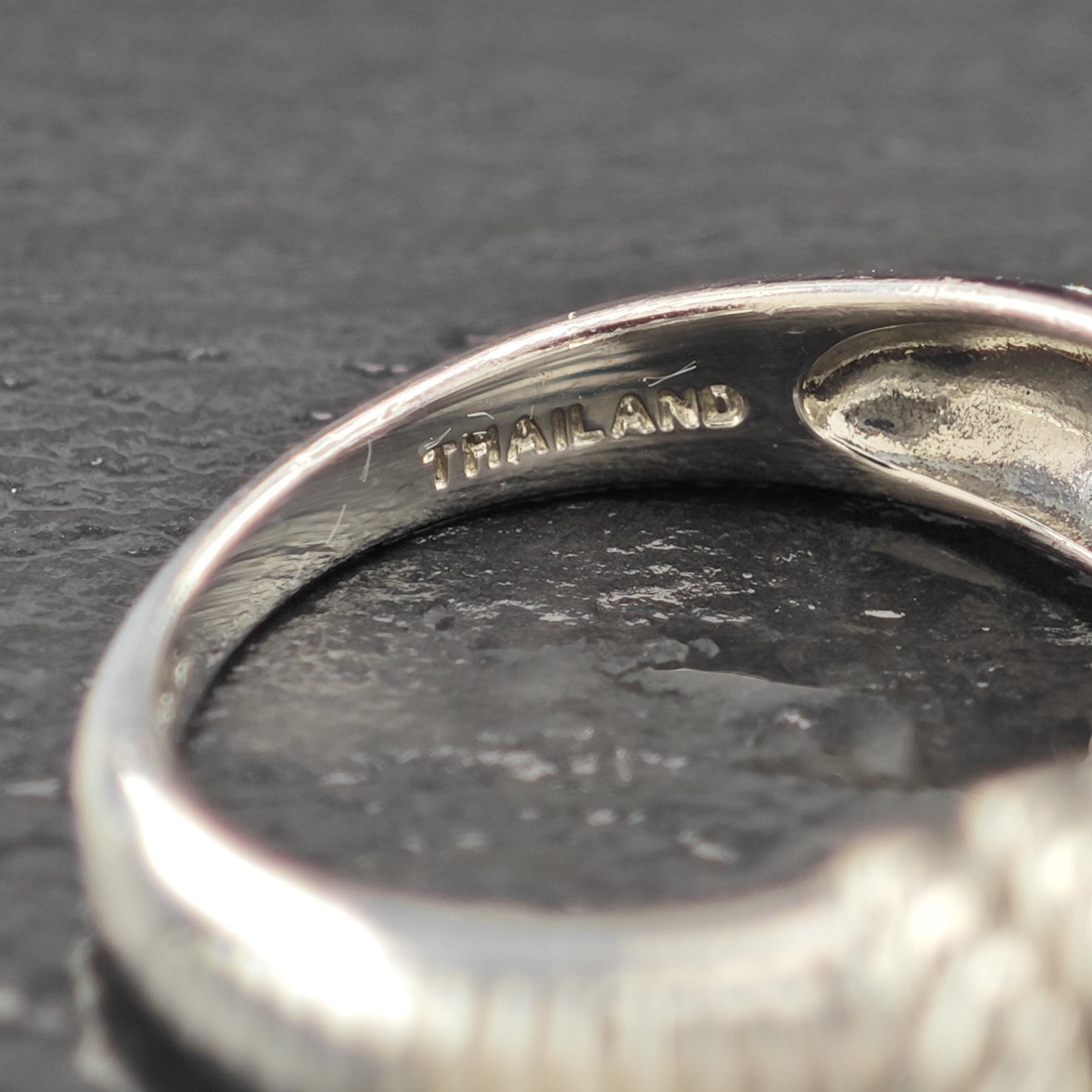 Judith Ripka Faceted Black Onyx Ring Sterling Silver Sz 9