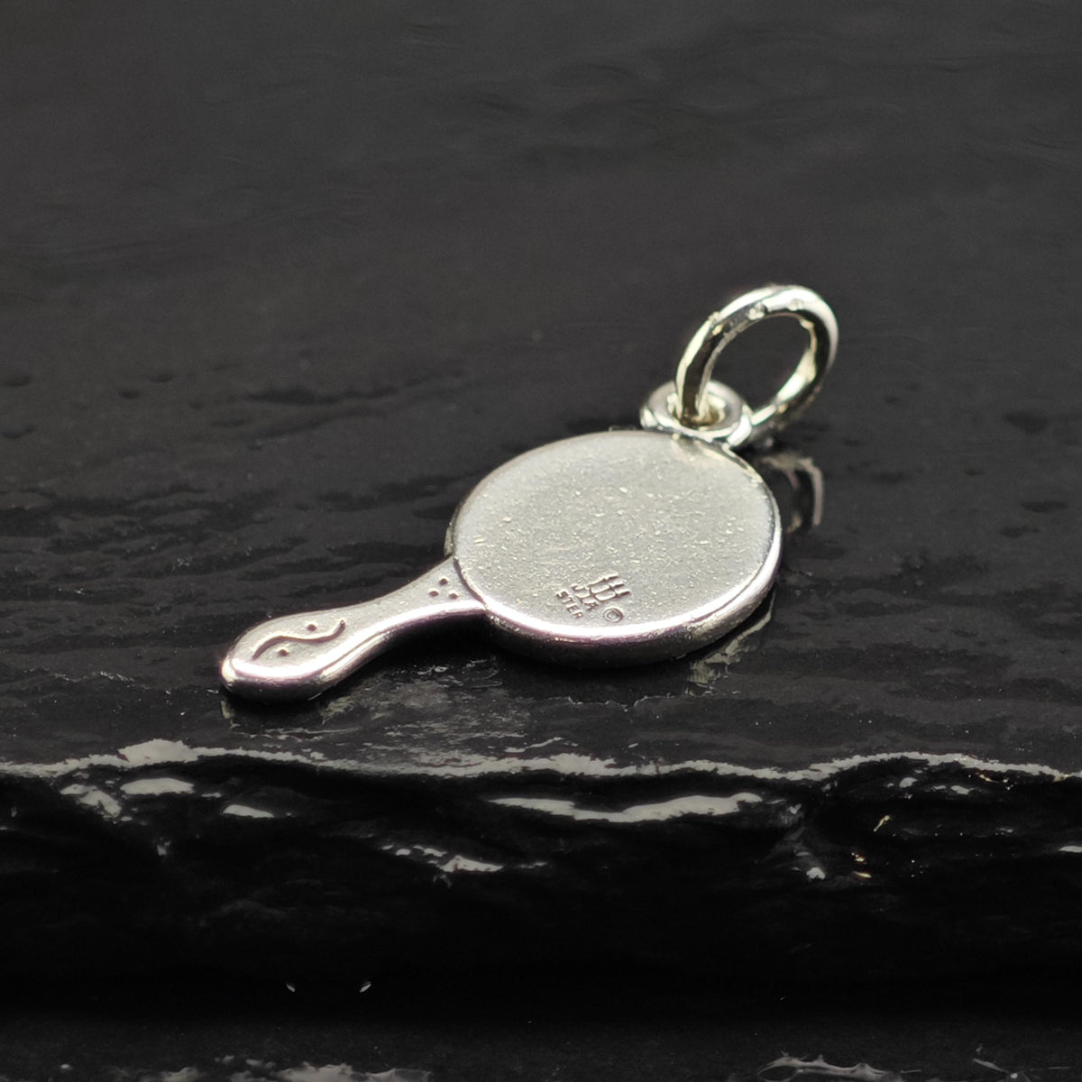 Vintage James Avery Sterling Silver Mirror Charm P3170