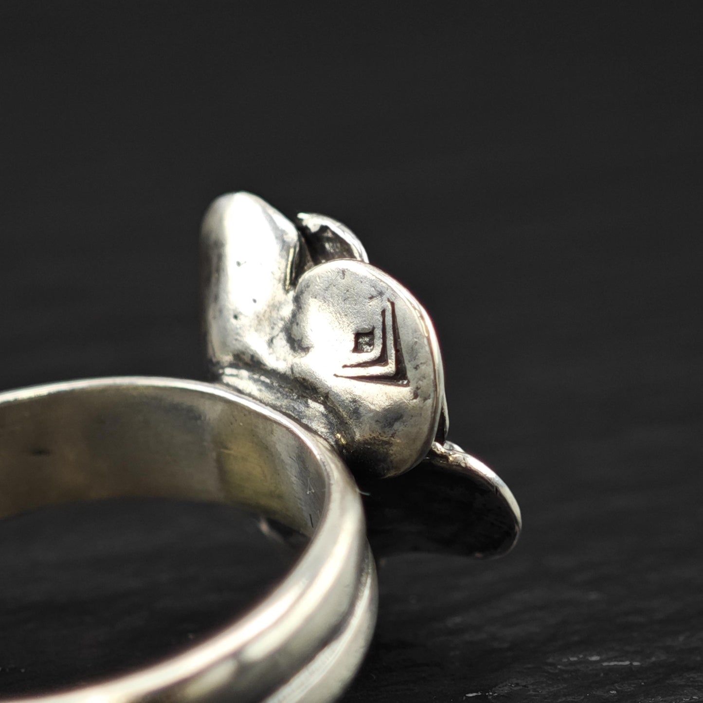 Flower Ring Sterling Silver Silpada Size 8 1/4 R6025