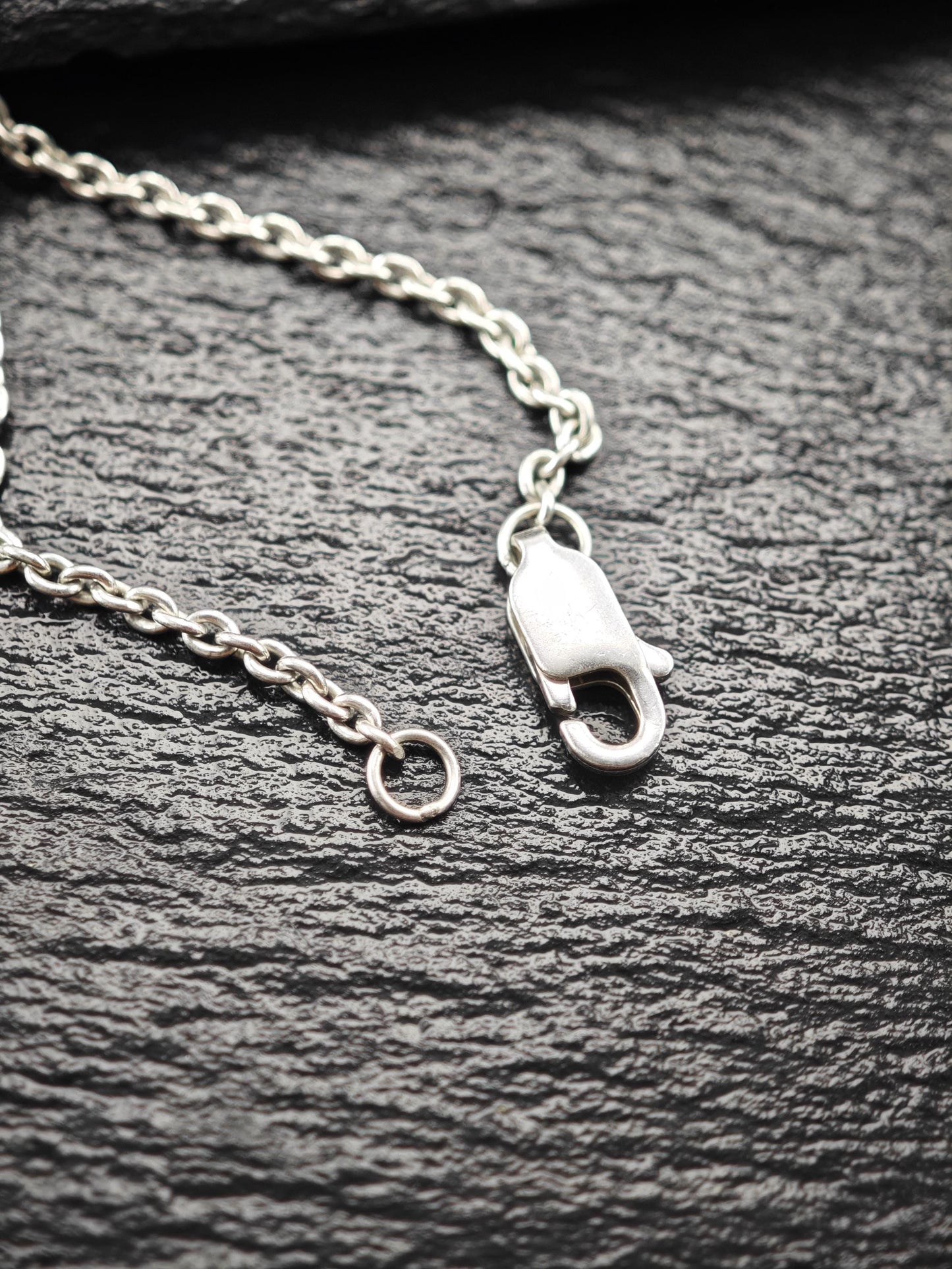 Diamond Heart & Key Necklace Sterling Silver N2490