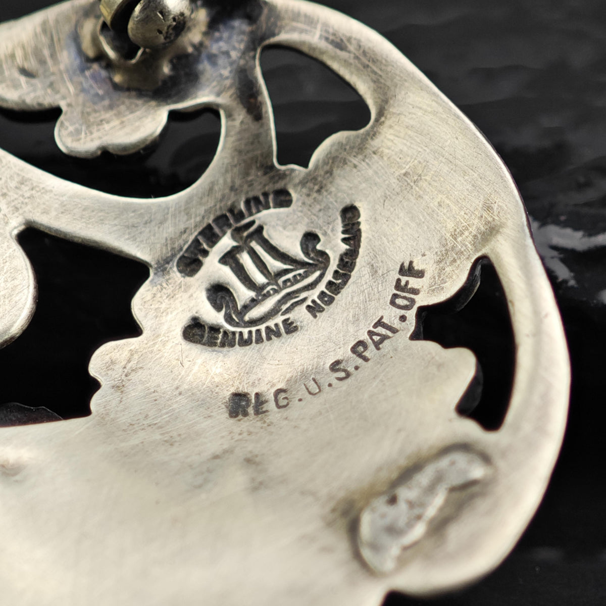 Norseland Floral Sterling Silver Brooch B2250