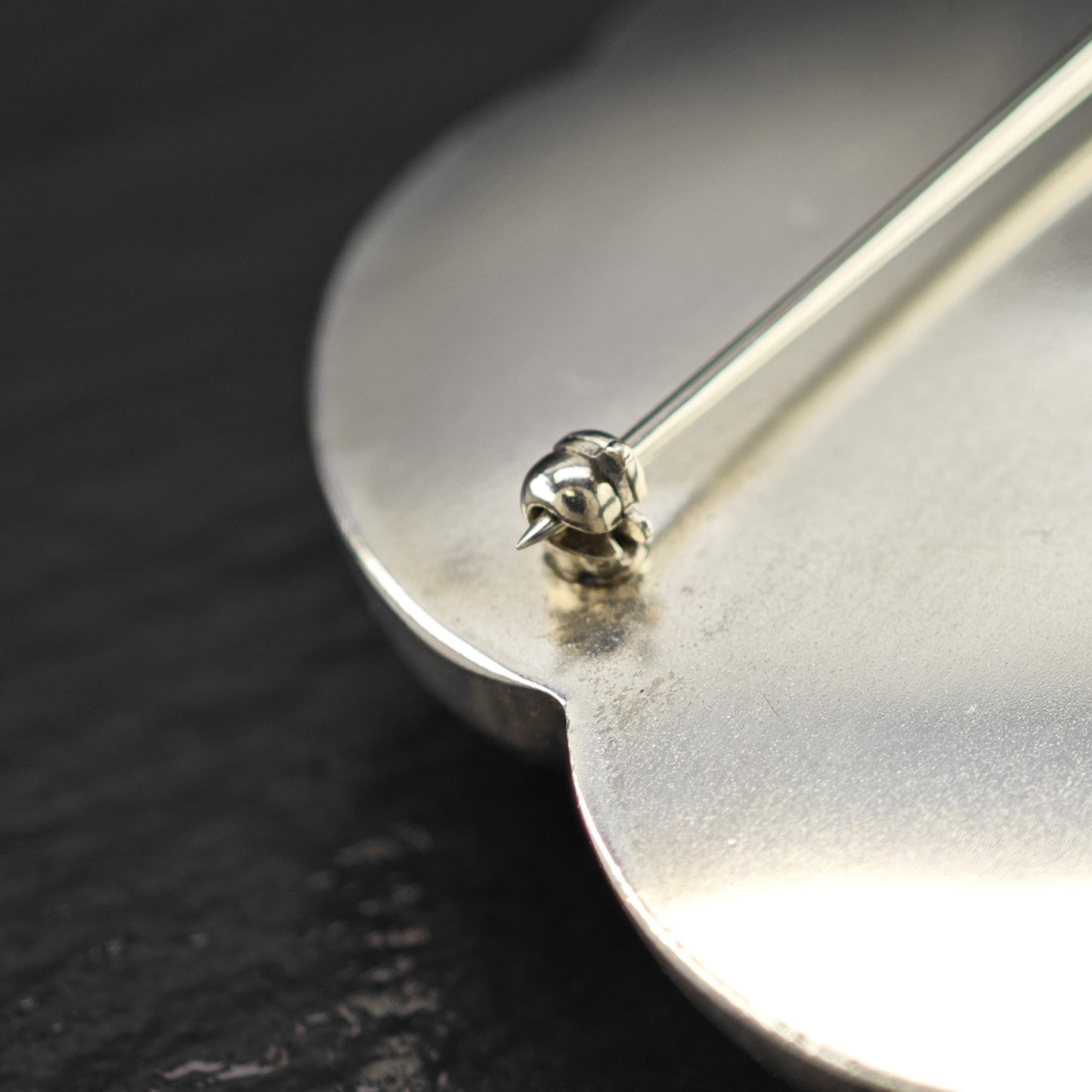 Vintage Jondell Sterling Silver Brooch Large, Flower