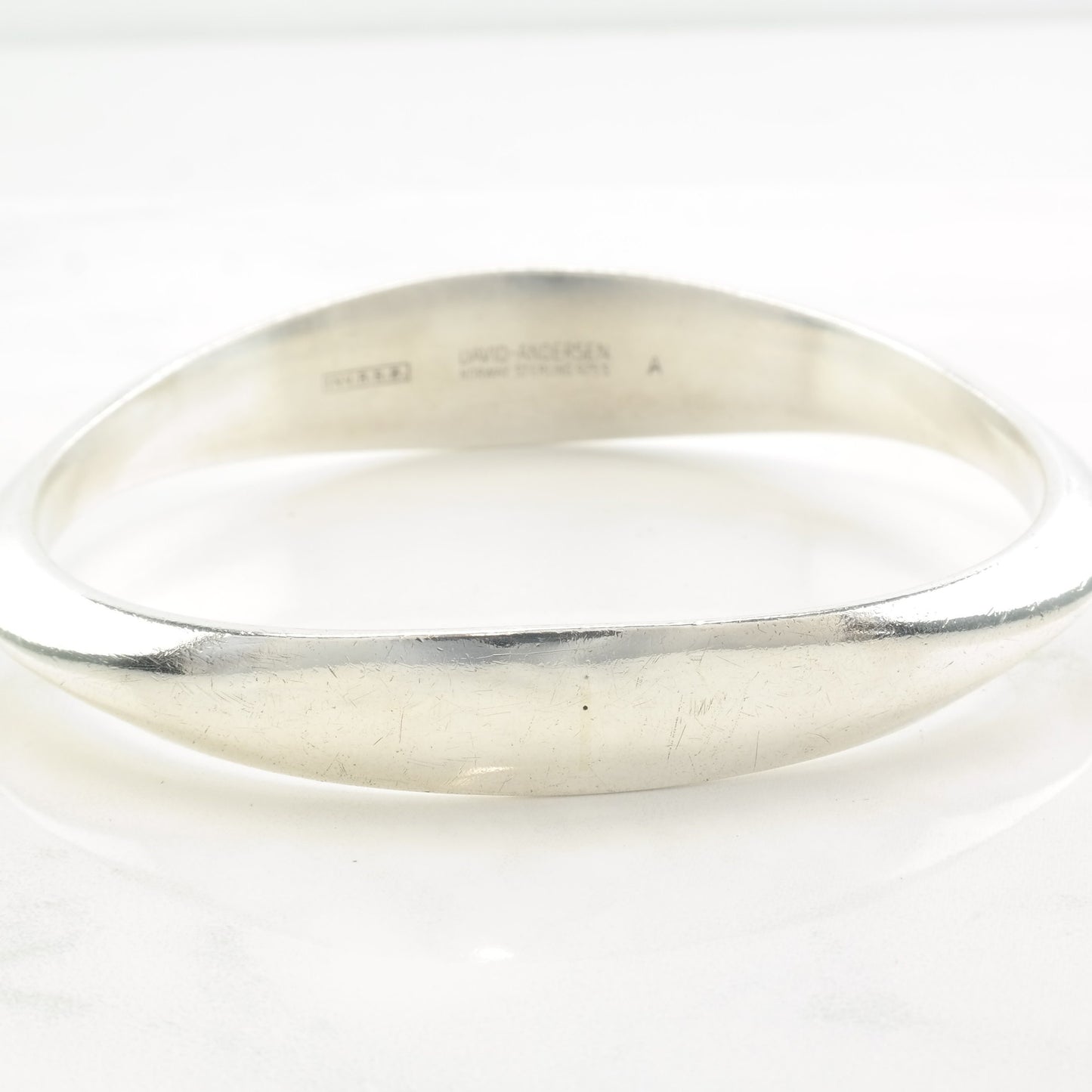 Early David Adersen Sterling Silver Bangle Bracelet