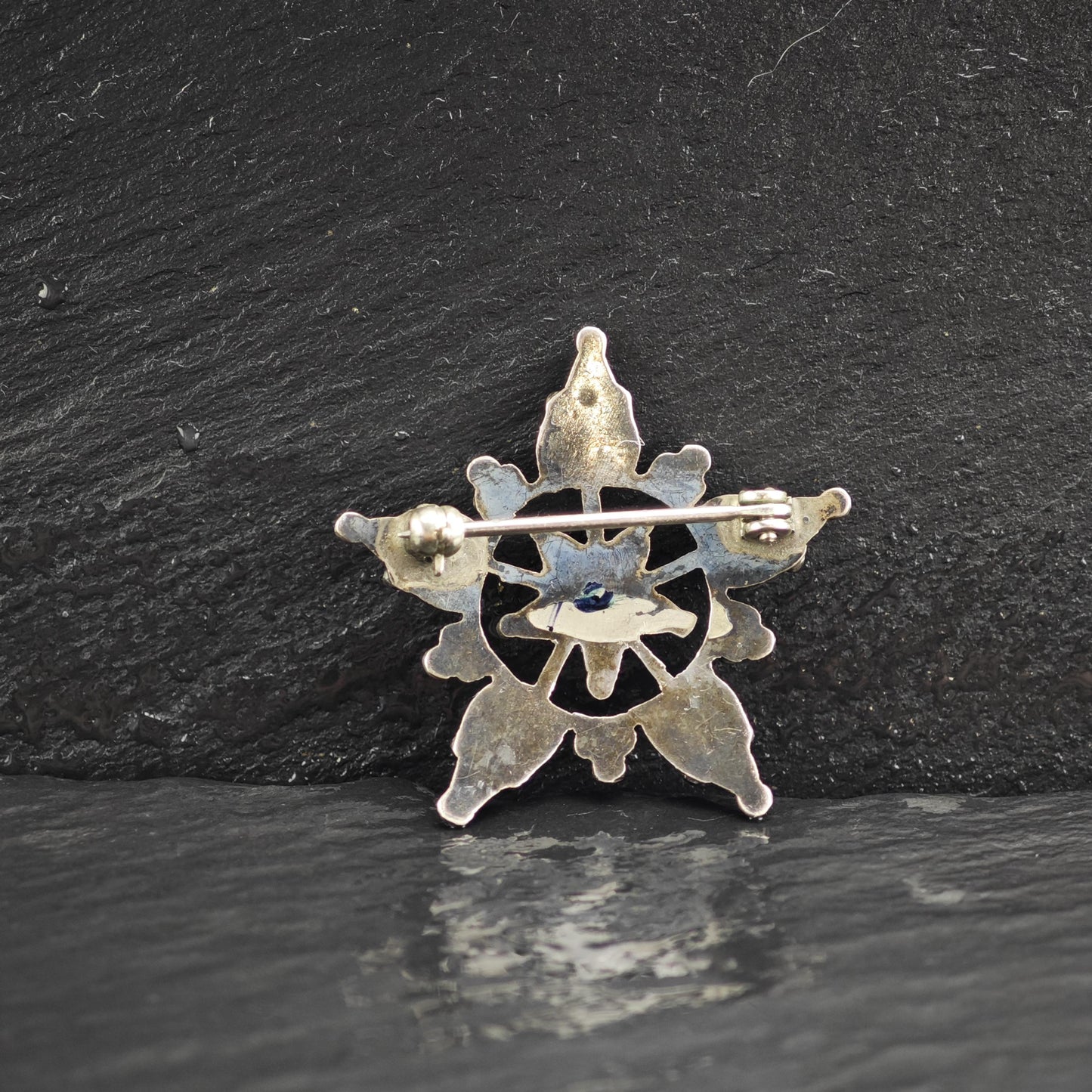 Choice of Turquoise Cluster Sterling Silver Brooches