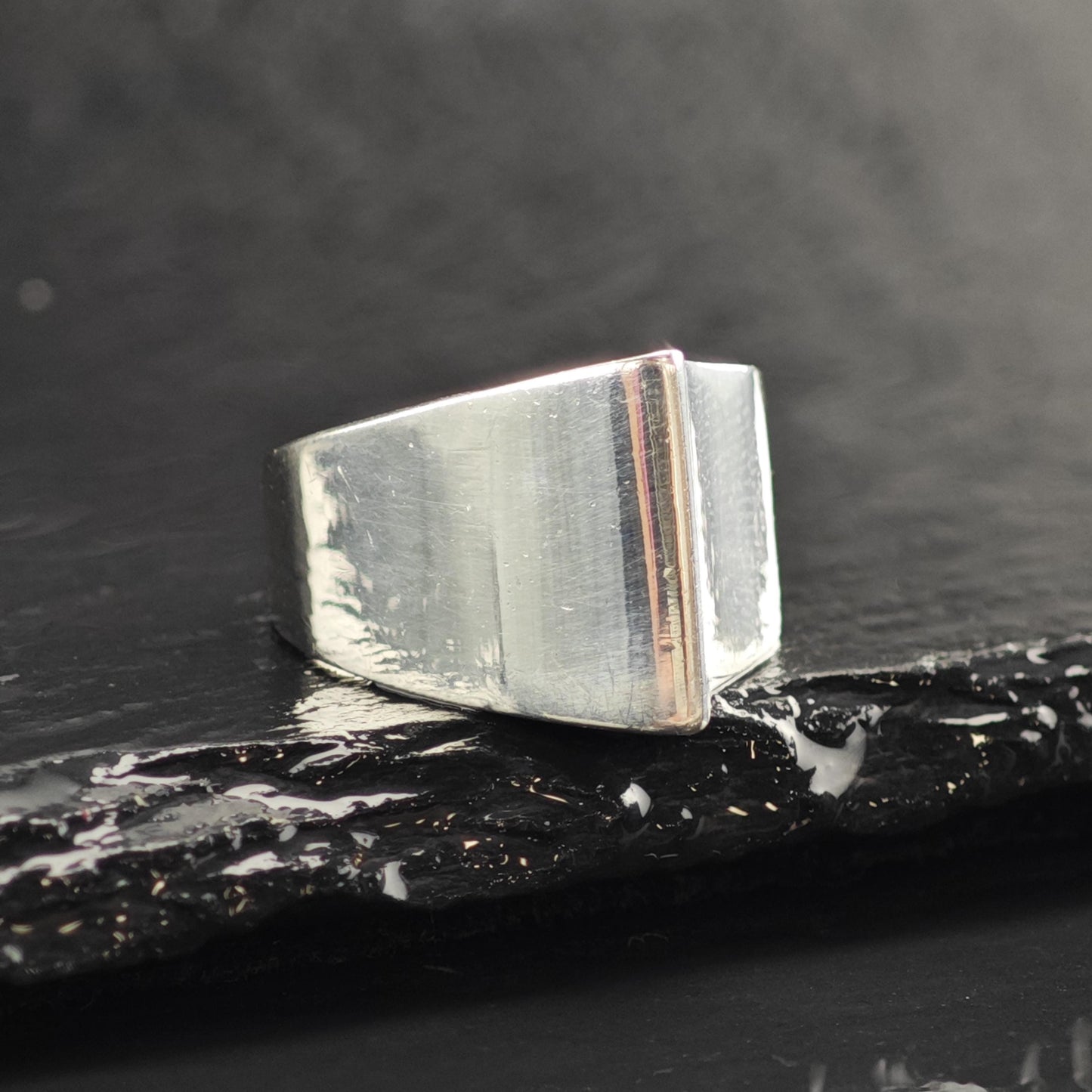 FROM Abstract Sterling Silver Ring Sz 8 R6555