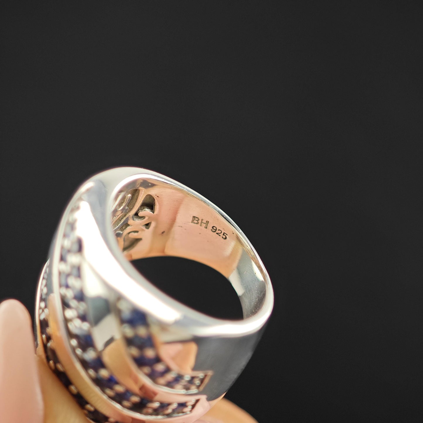 EFFY Sapphire Ring 2ctw Sterling Silver Ballisima Splash R5786