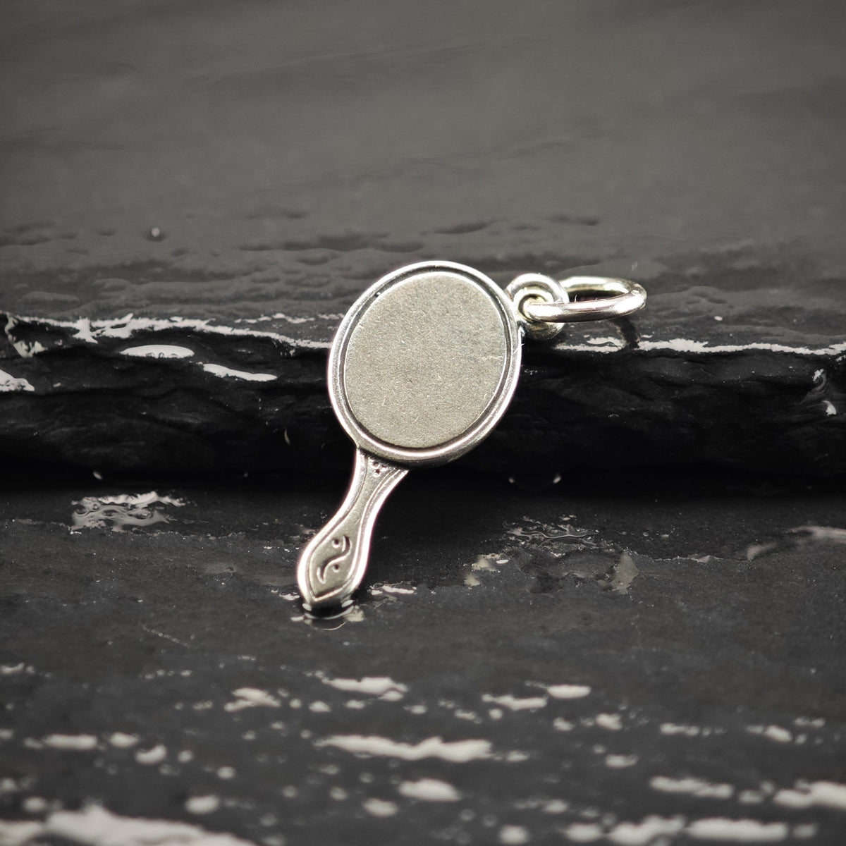 Vintage James Avery Sterling Silver Mirror Charm P3170
