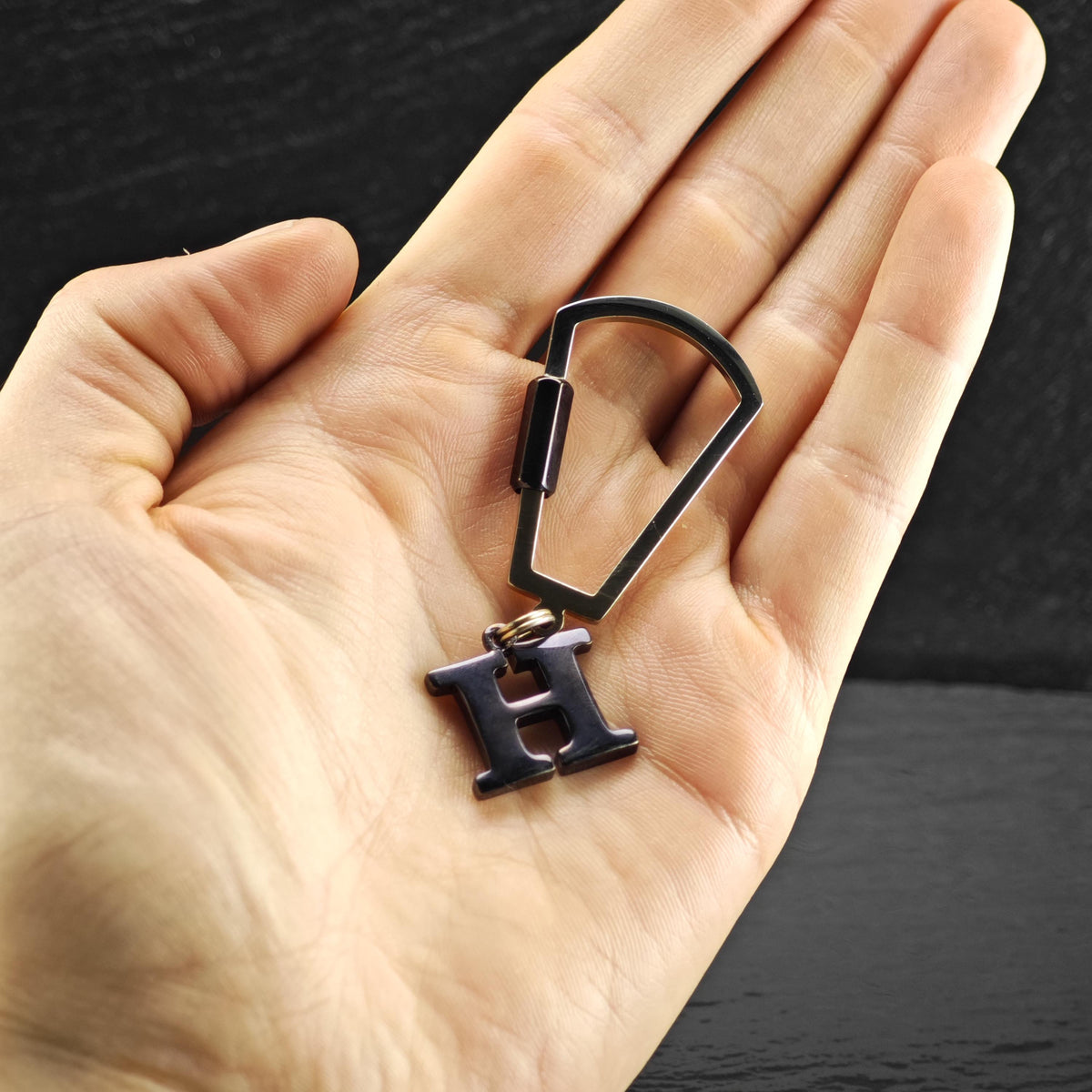 Vintage Pierre Cardin Keychain Initial H Twist Lock MISC0427