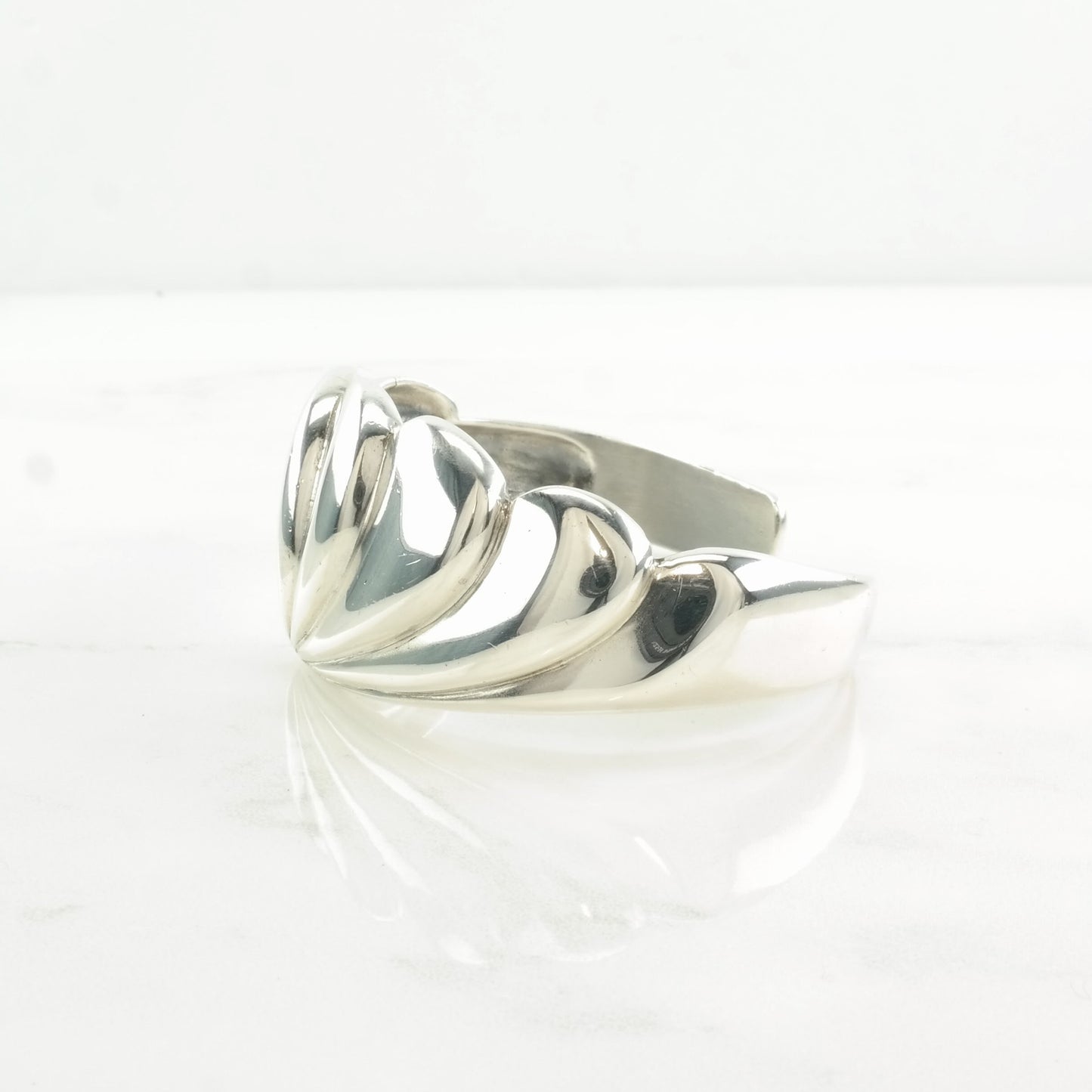 Kabana Sterling Silver Cuff Bracelet Wave