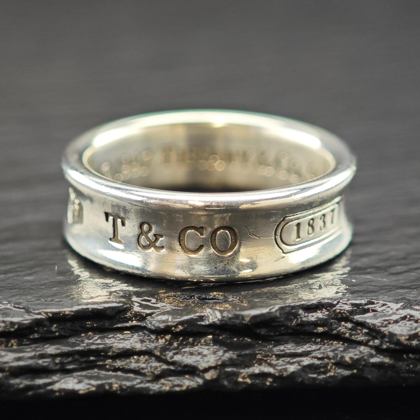 Vintage Tiffany Band Ring Sterling Silver Sz 9