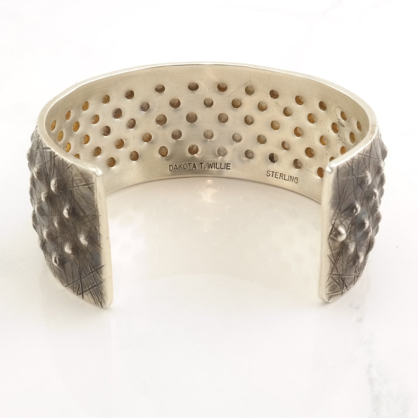 Dakota T. Willie Sterling Silver Cuff Bracelet Oxidized