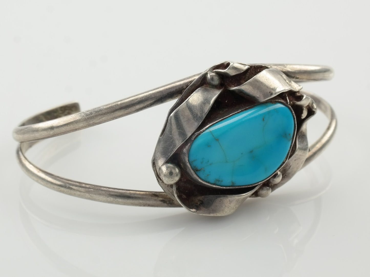 Sterling Silver Cuff Bracelet Turquoise