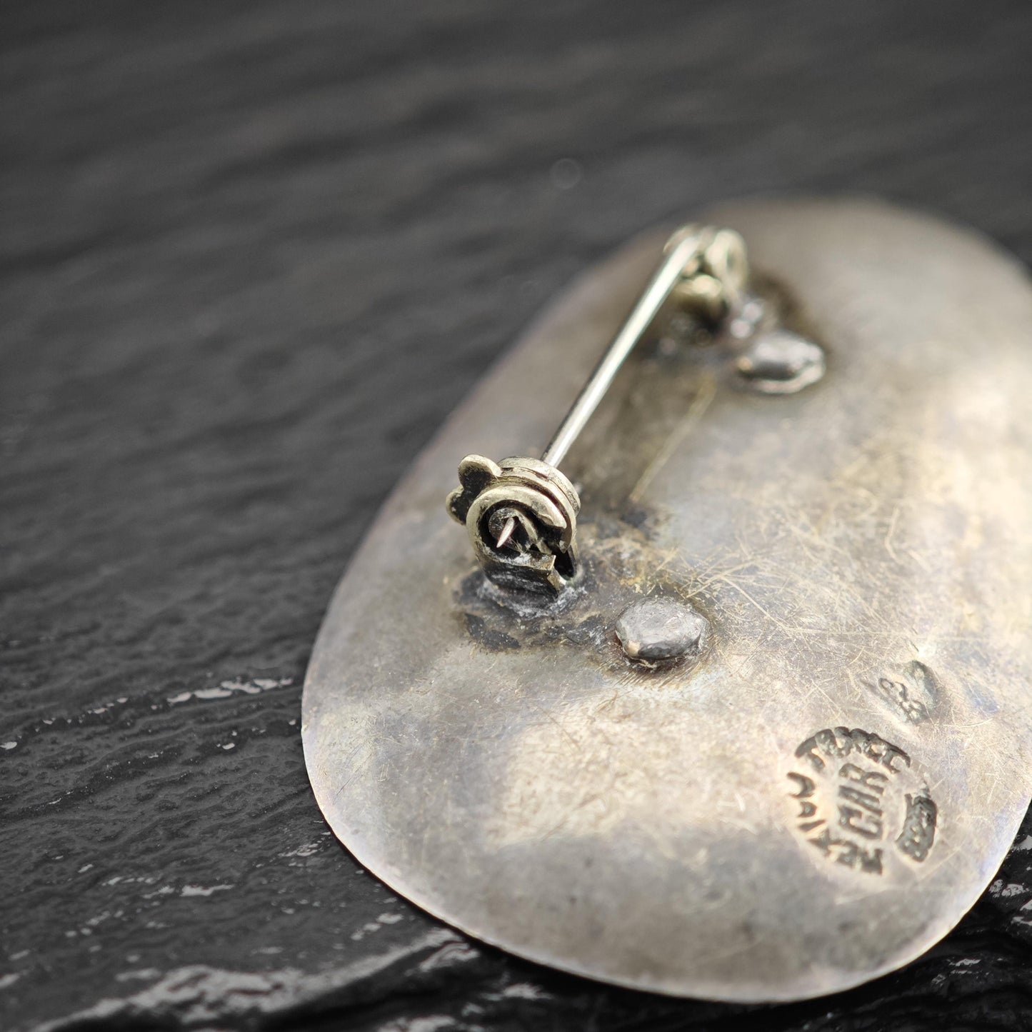 Taxco Cowboy, Donkey Sterling Silver Brooch