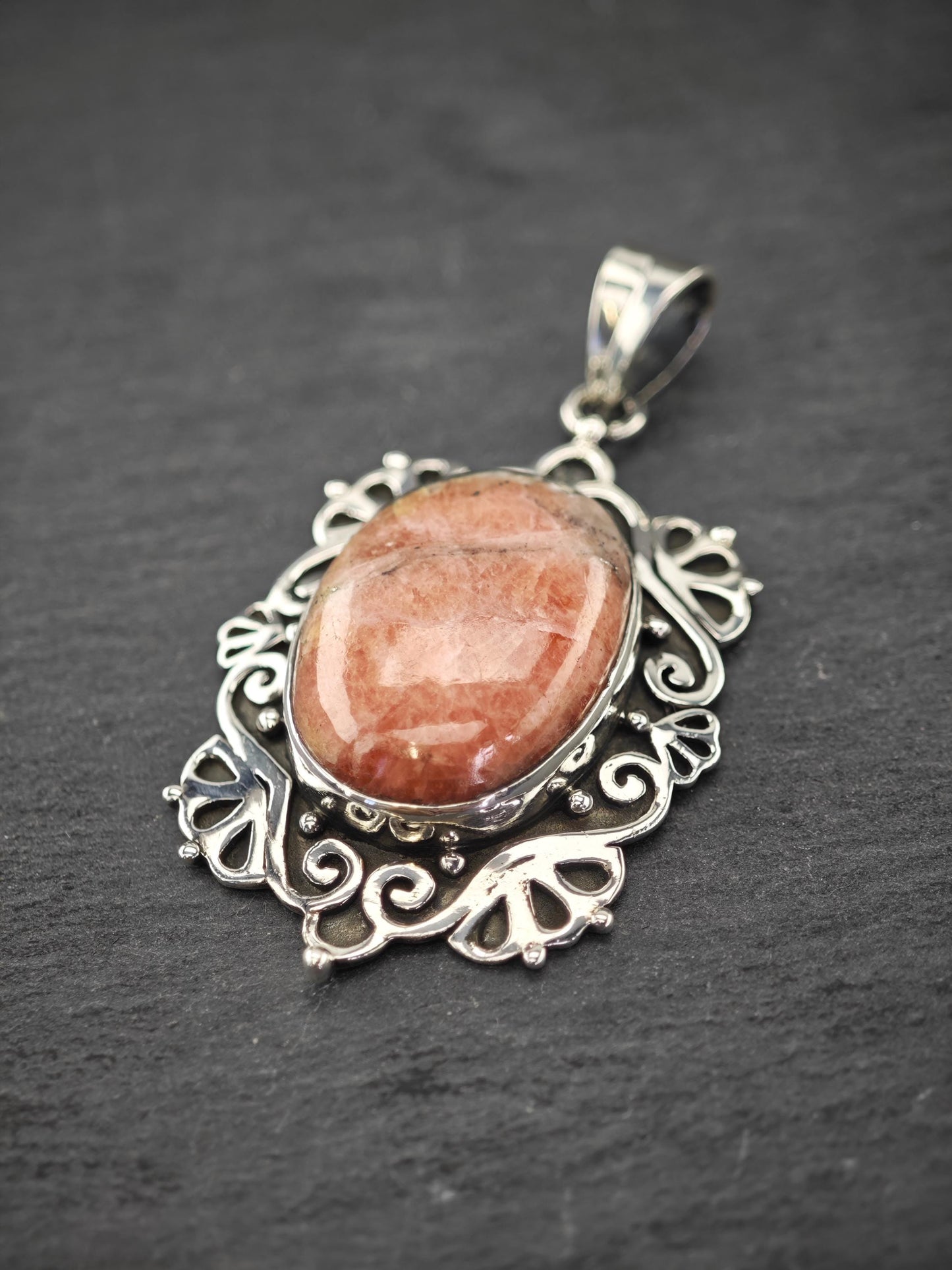 Nicky Butler Rhodonite Pendant, Sterling Silver