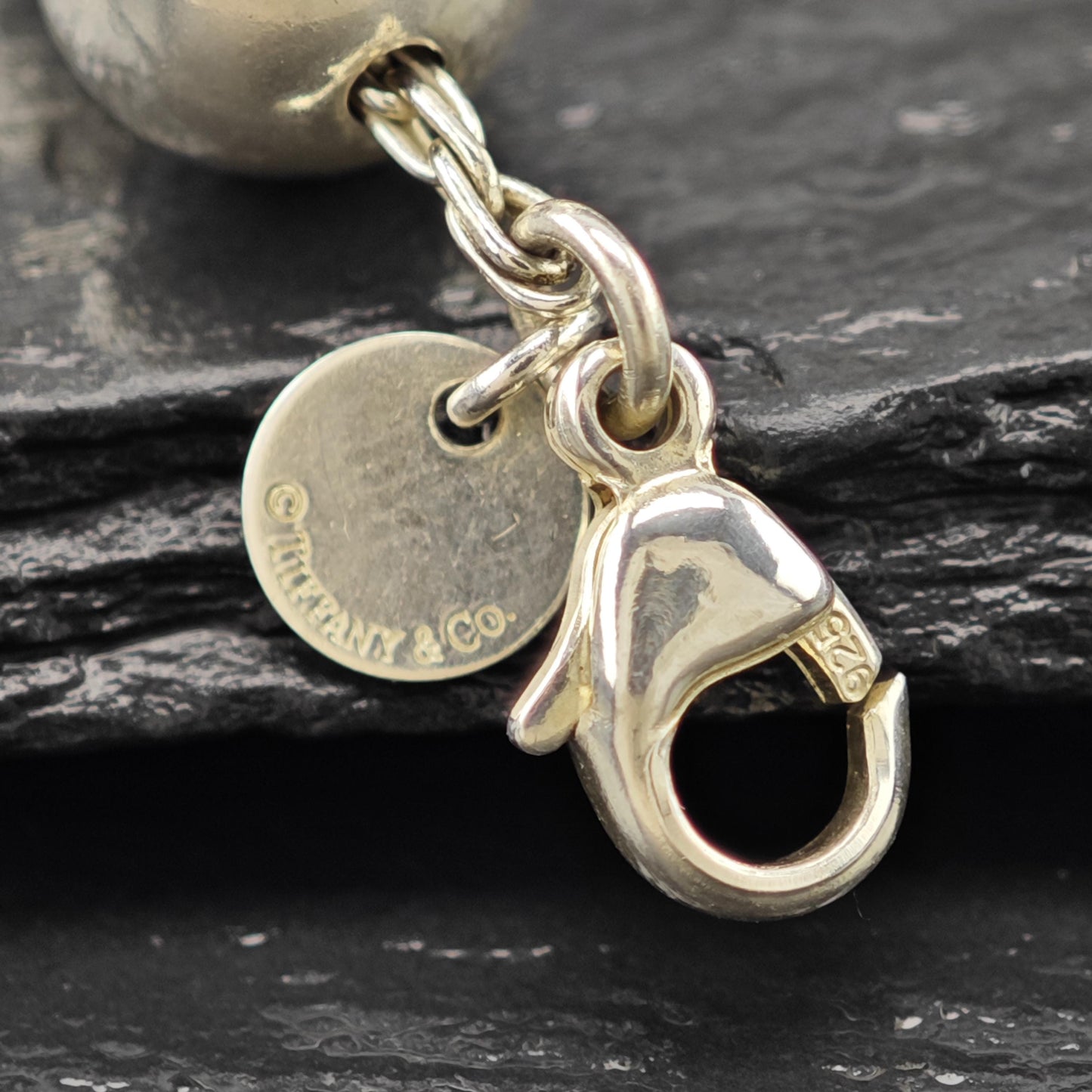 Tiffany & Co 10mm HardWear Ball Bracelet Sterling Silver Sz 6 1/4"