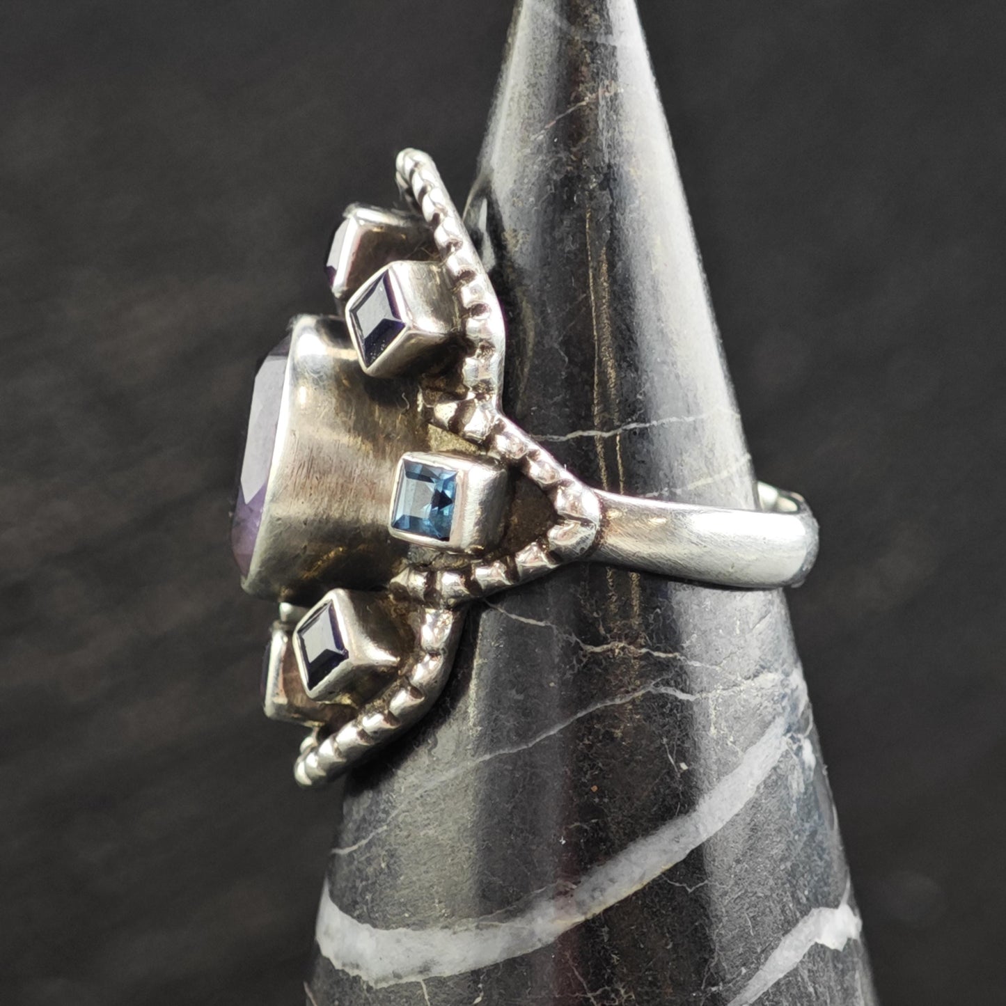 Nicky Butler Gemstone Sterling Silver Ring Sz 6 R6583