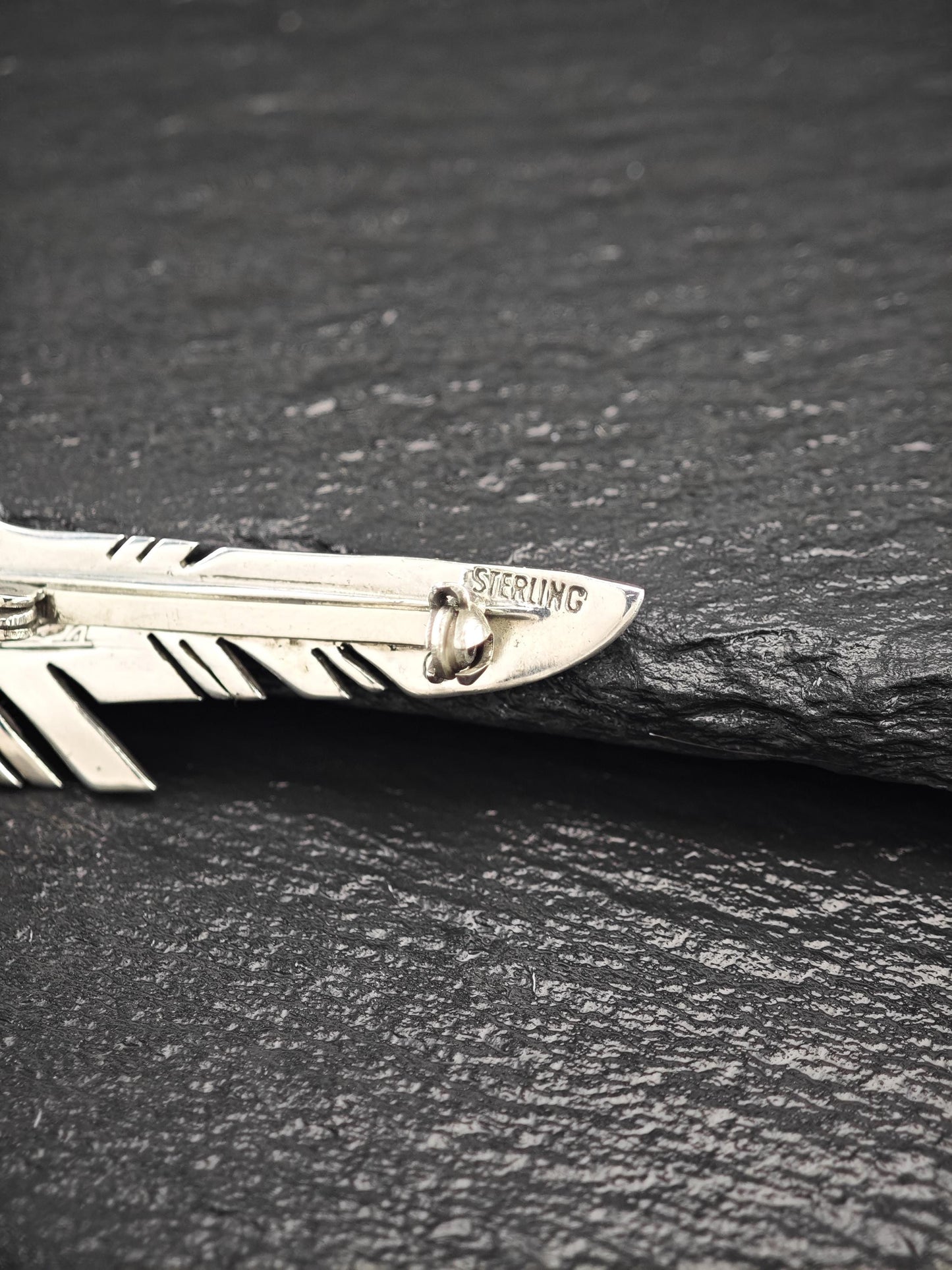 Ray Tracey Knifewing, Navajo Brooch/Pendant Sterling Silver