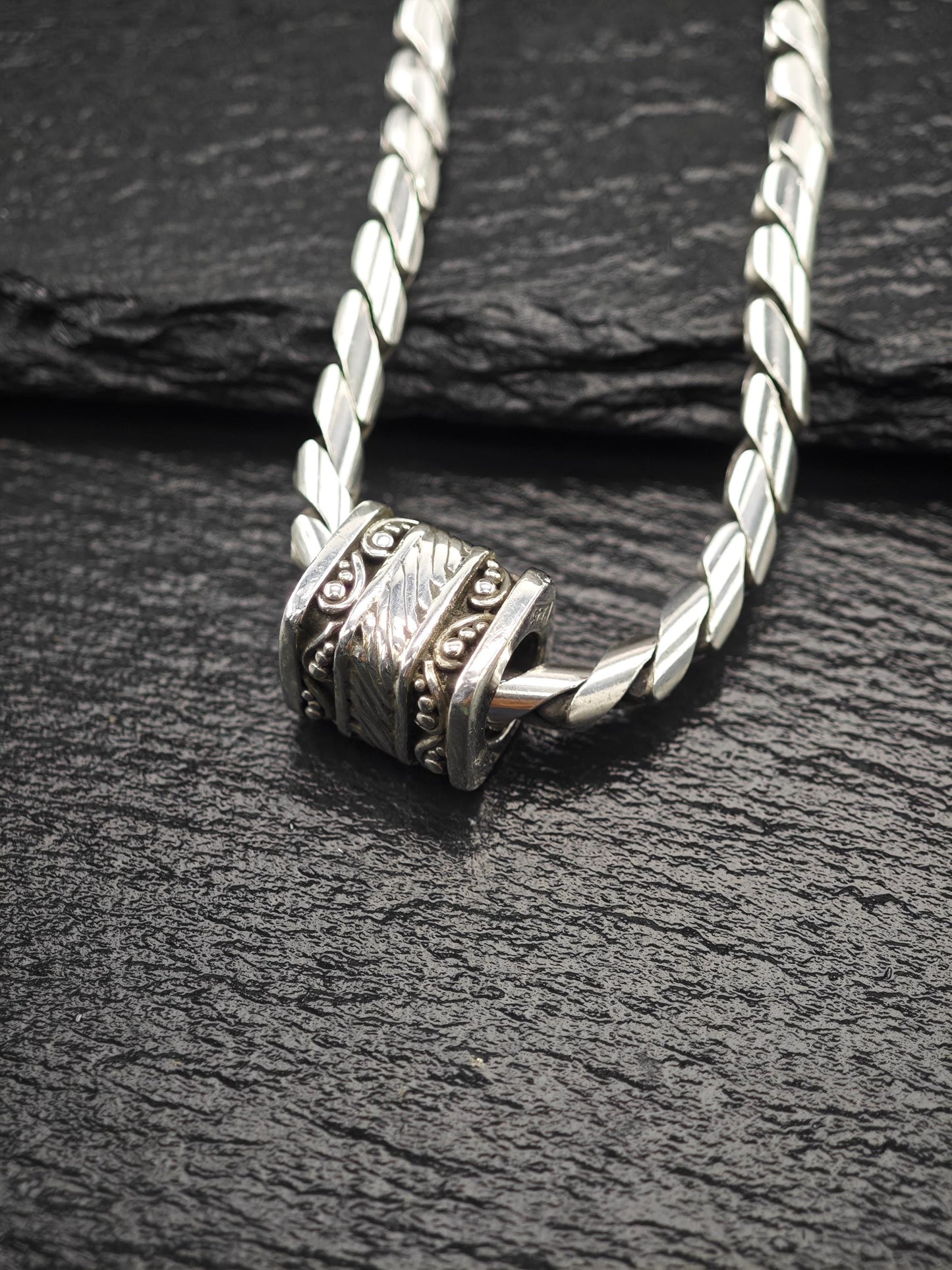 Indonesia, Filigree Necklace Sterling Silver N2472