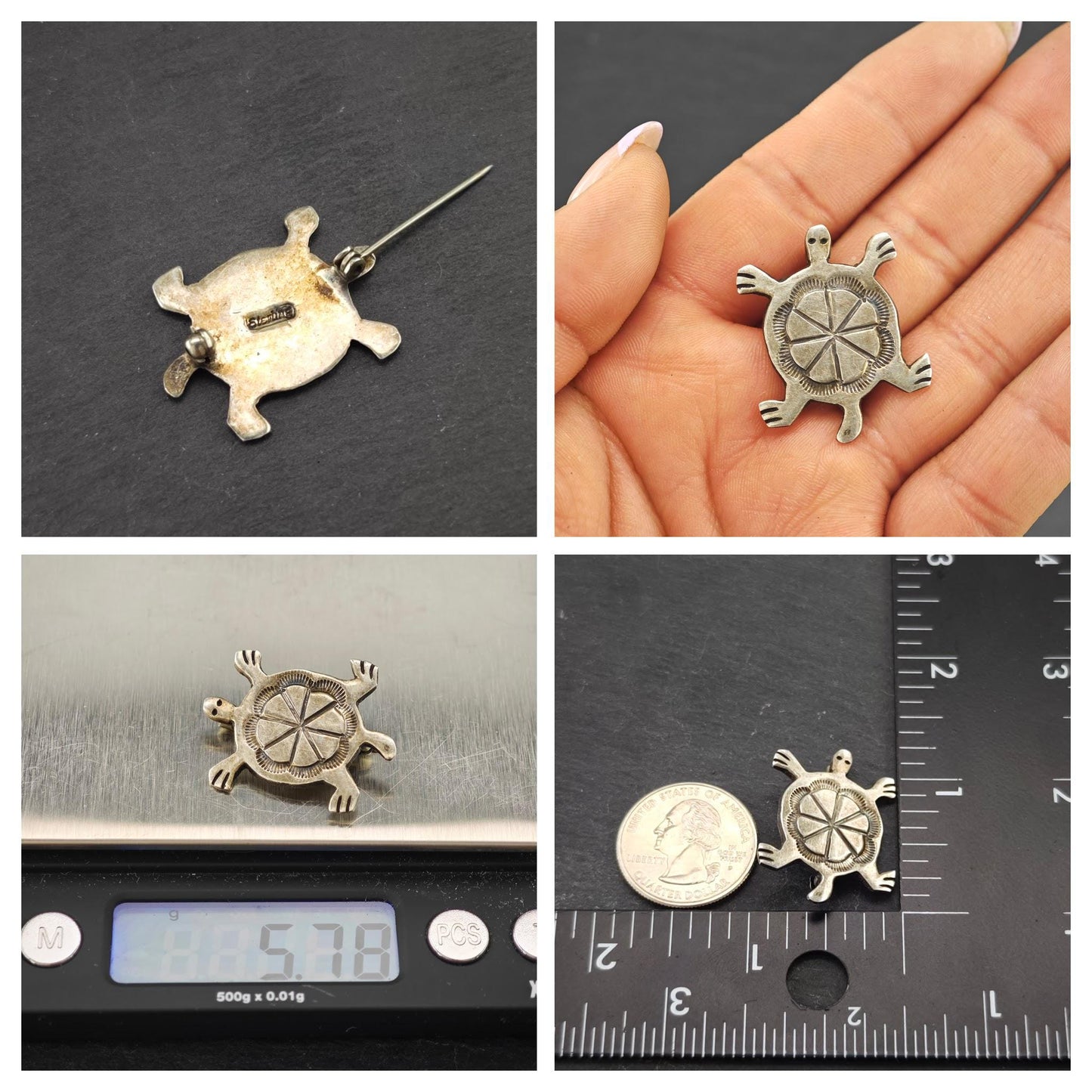 Choice of Animal Brooch Native American Sterling Silver
