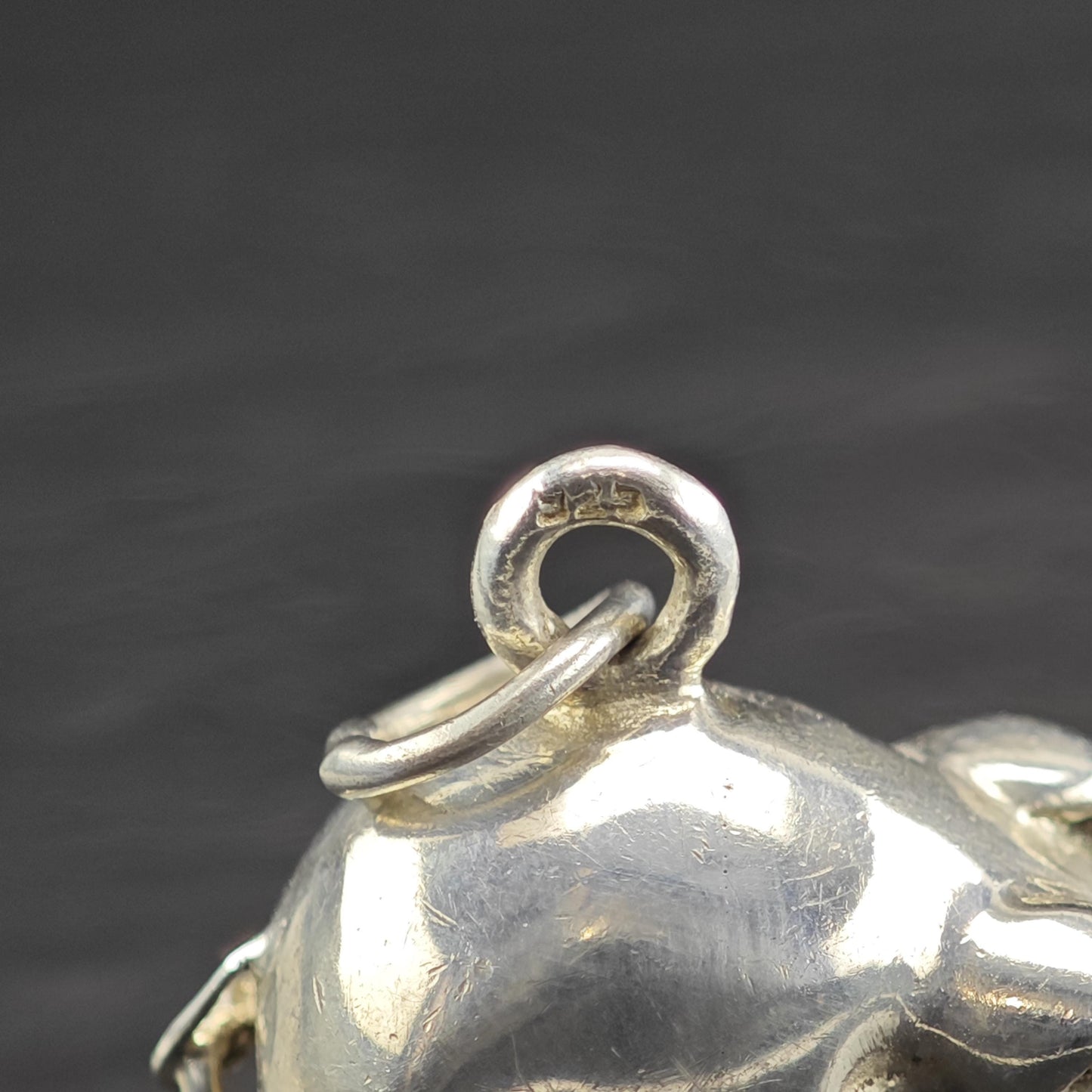 Big Pig Sterling Silver Pendant P3046