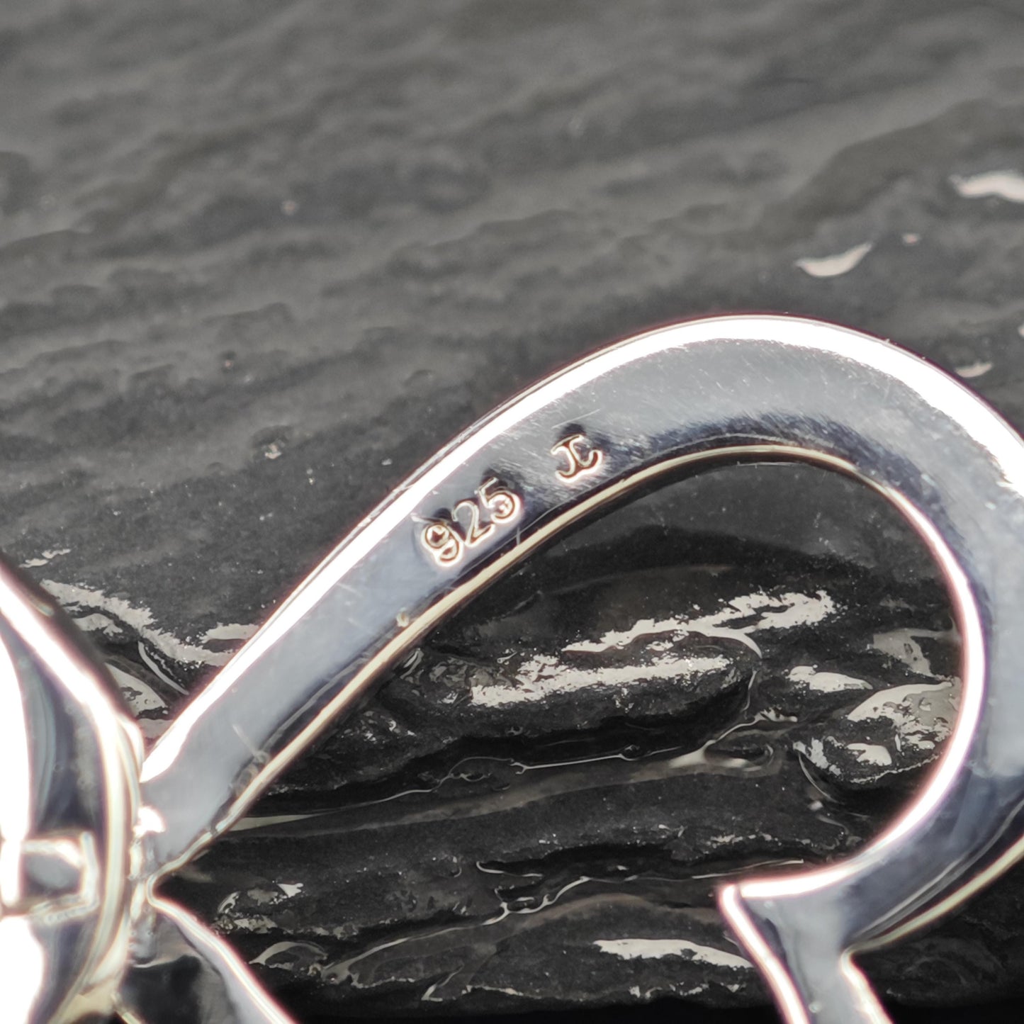 Heart Diamond Bracelet Sterling Silver Size 7 1/2" BR3006