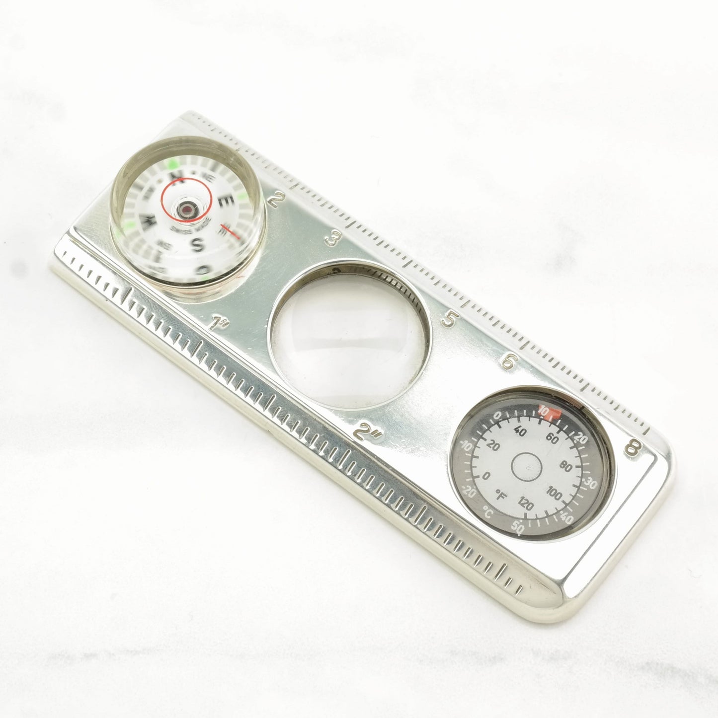 Tiffany & Co Ruler Compass Magnifying Glass Thermometer Sterling Silver