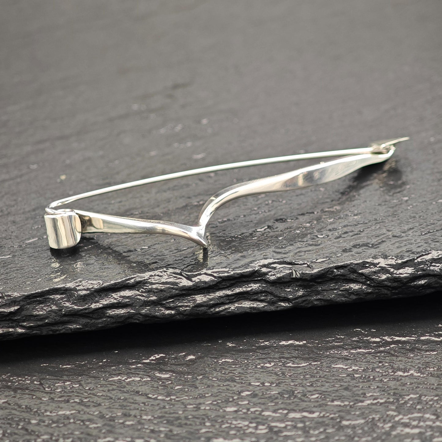 Mid Century, Plunkett Abstract Brooch Sterling Silver
