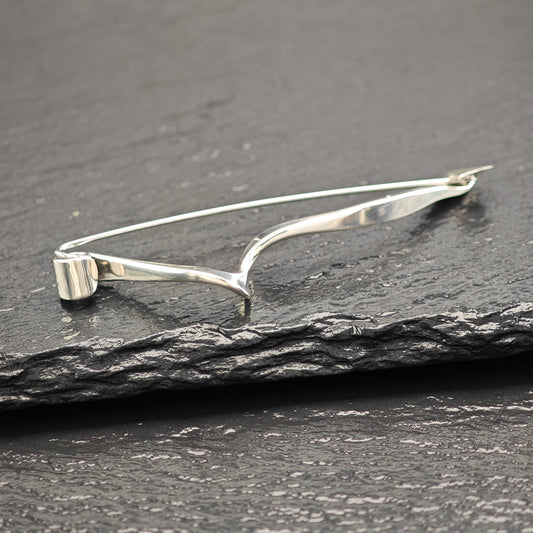Mid Century, Plunkett Abstract Brooch Sterling Silver