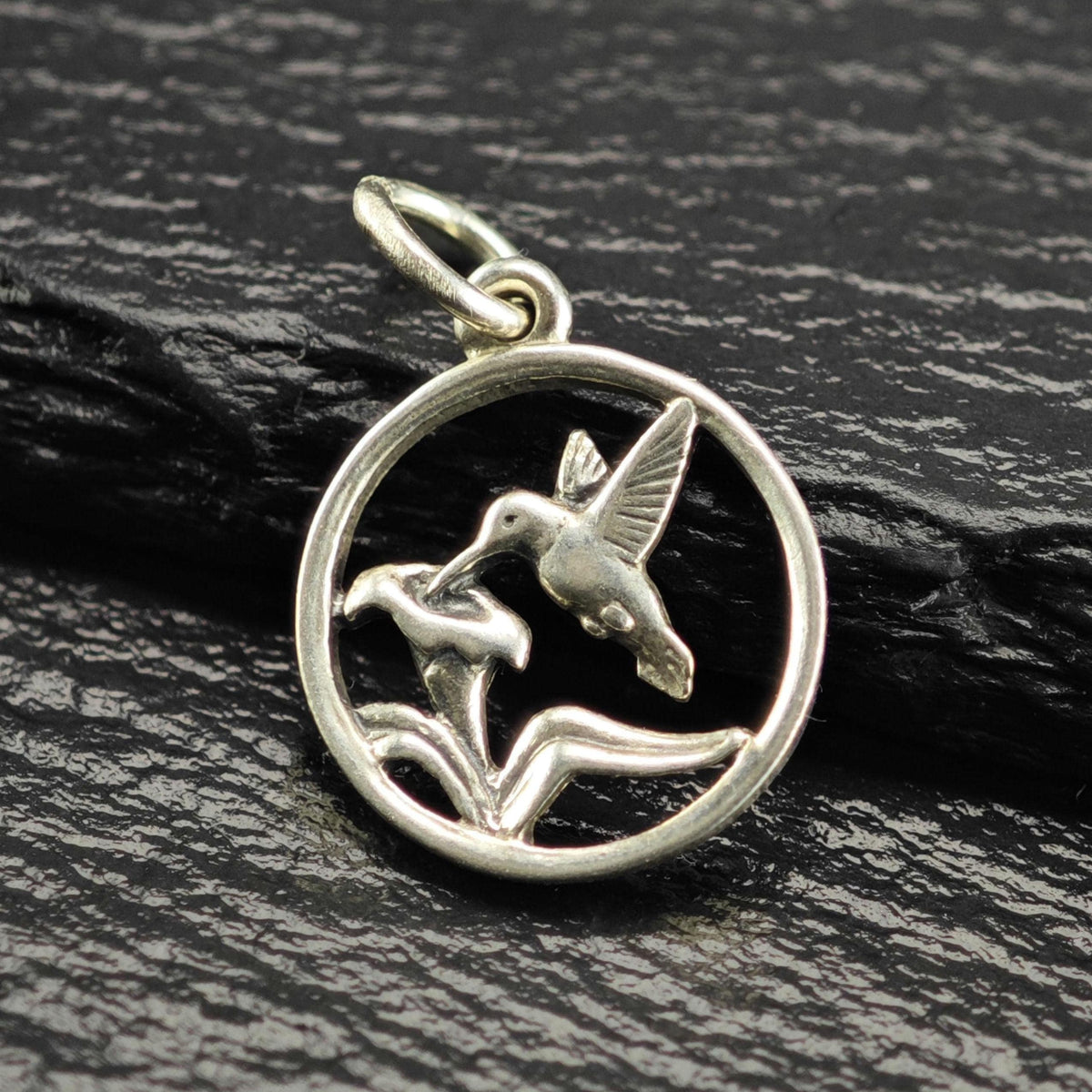 Vintage James Avery Sterling Silver Hummingbird Charm P3183
