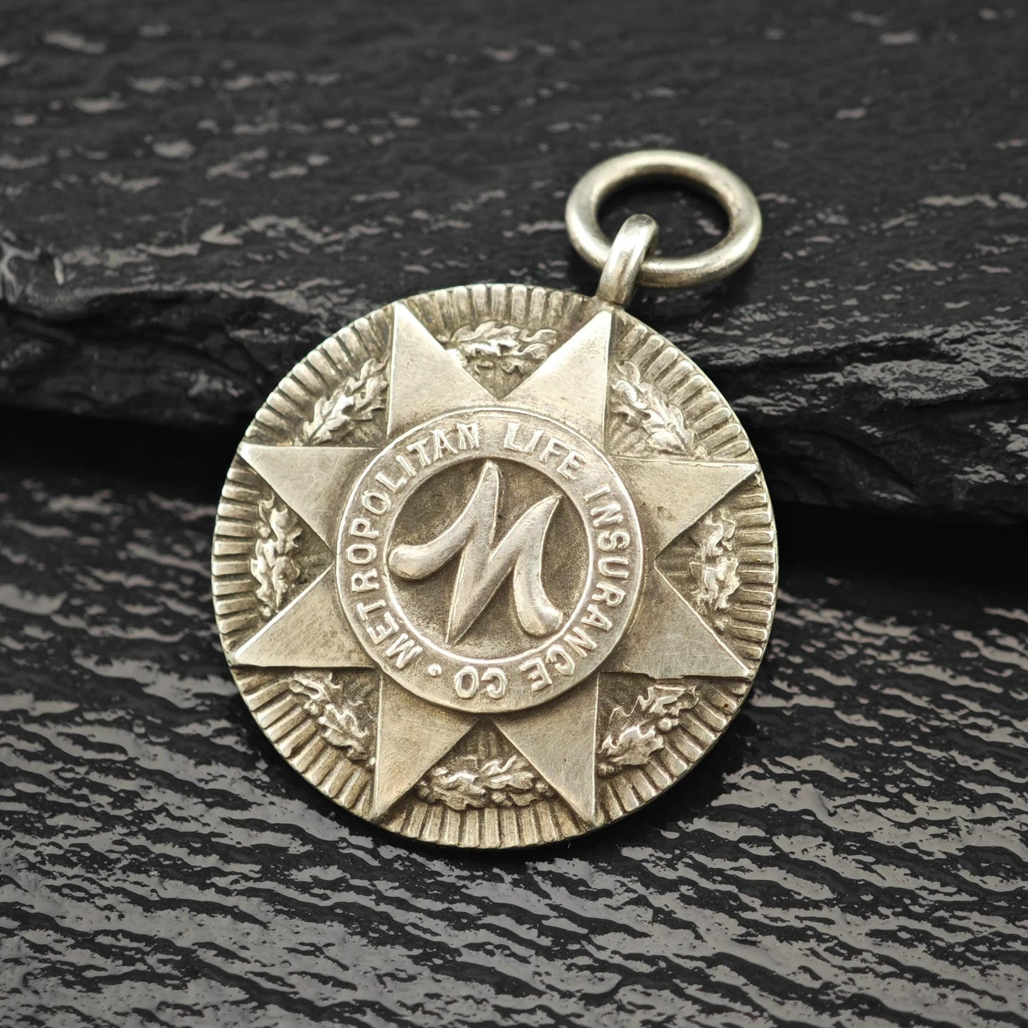 Art Deco Tiffany MetLife Pendant Sterling Silver P2792