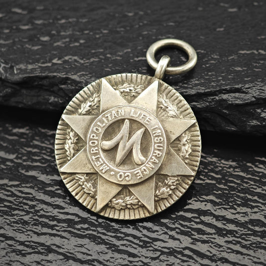 Art Deco Tiffany MetLife Pendant Sterling Silver P2792