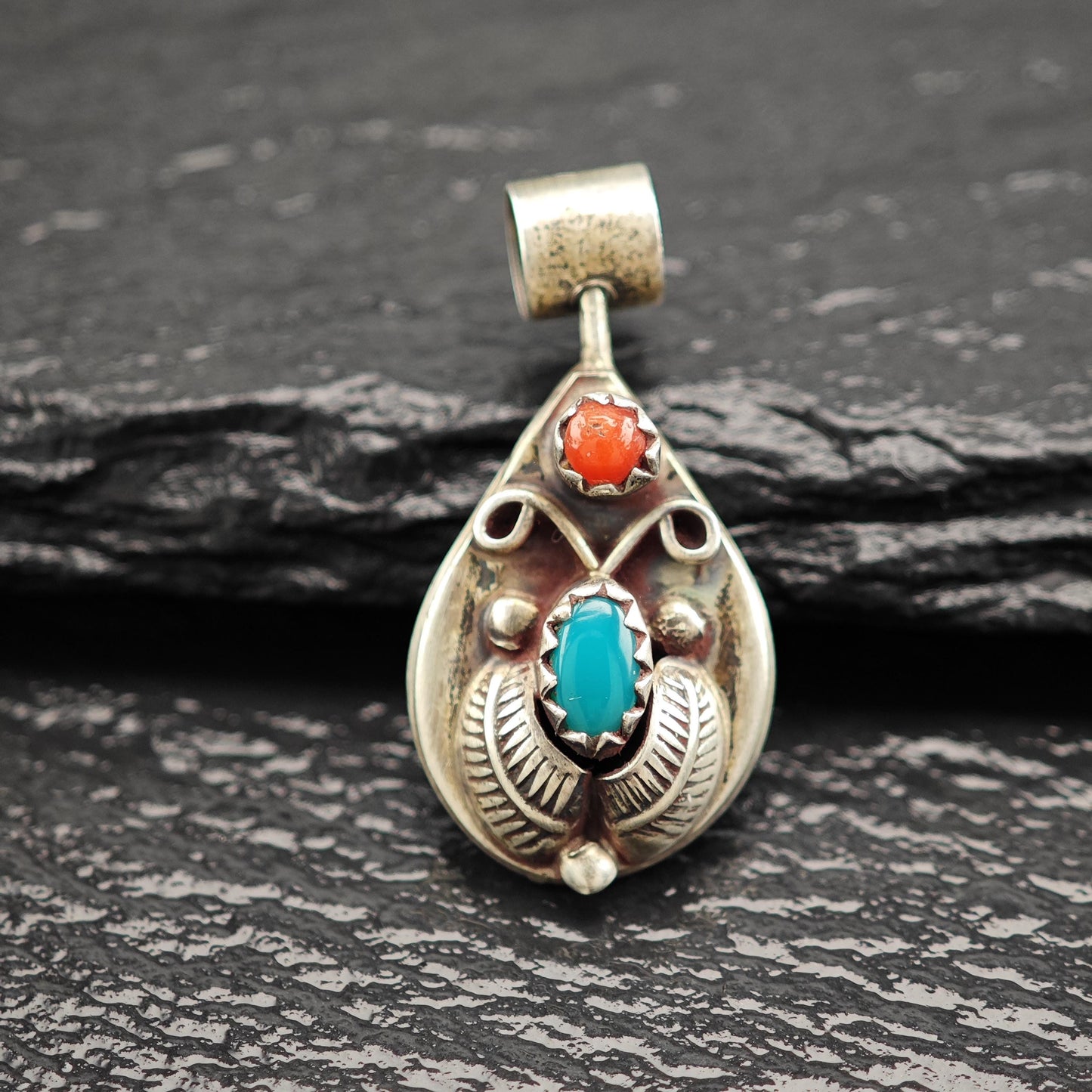Choice Of Native American & SW Turquoise Pendants Sterling Silver
