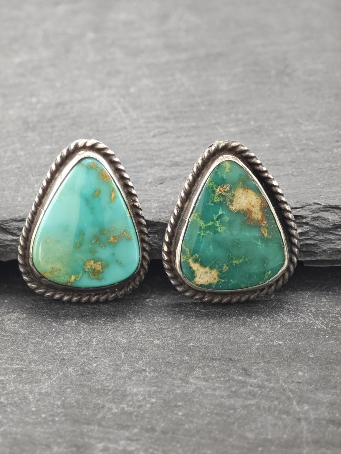 Native American Stud Earrings Sterling Silver ER2865