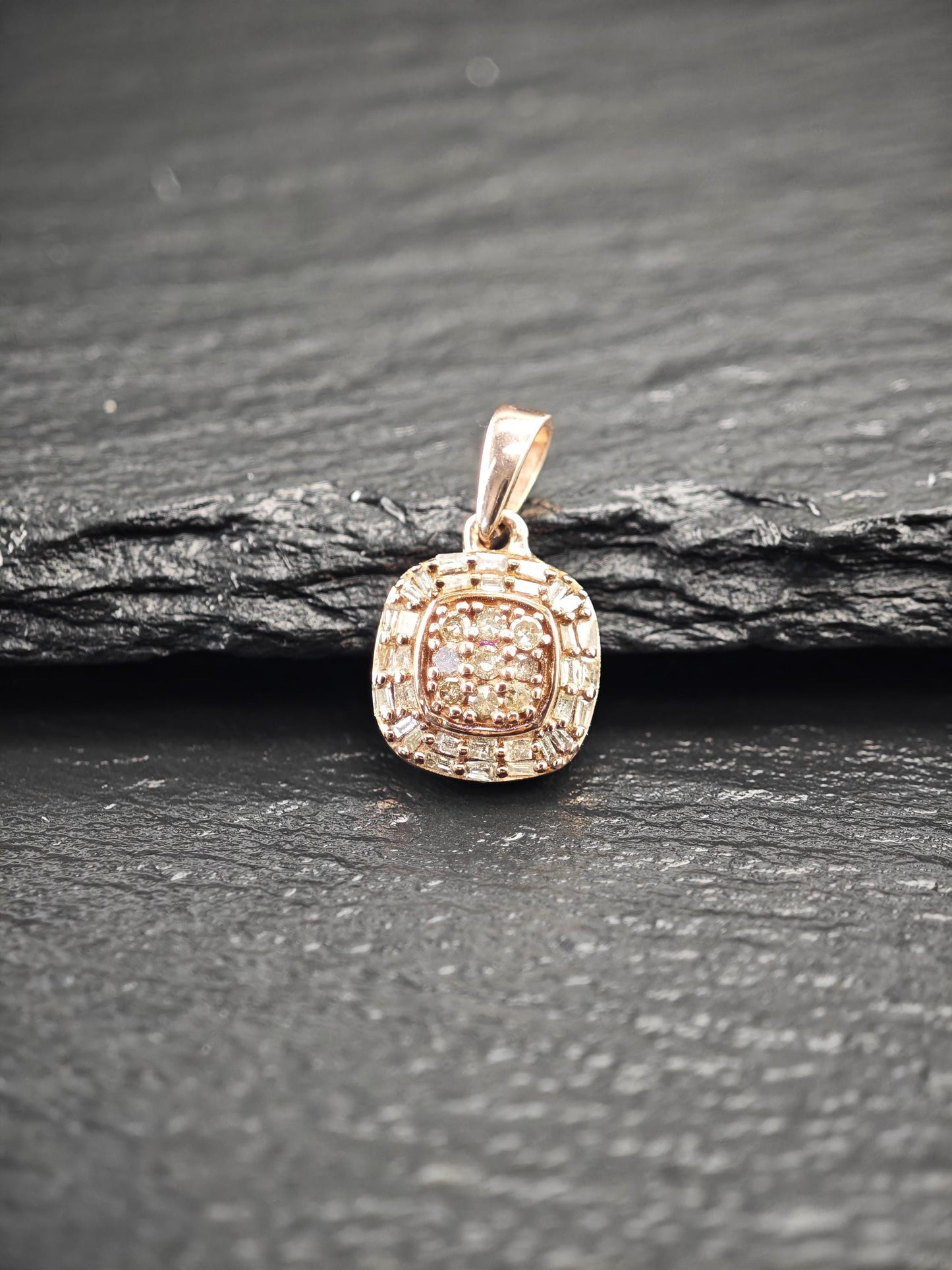 Choice of D'Joy Minimalist Diamond Pendant Sterling Silver P2731