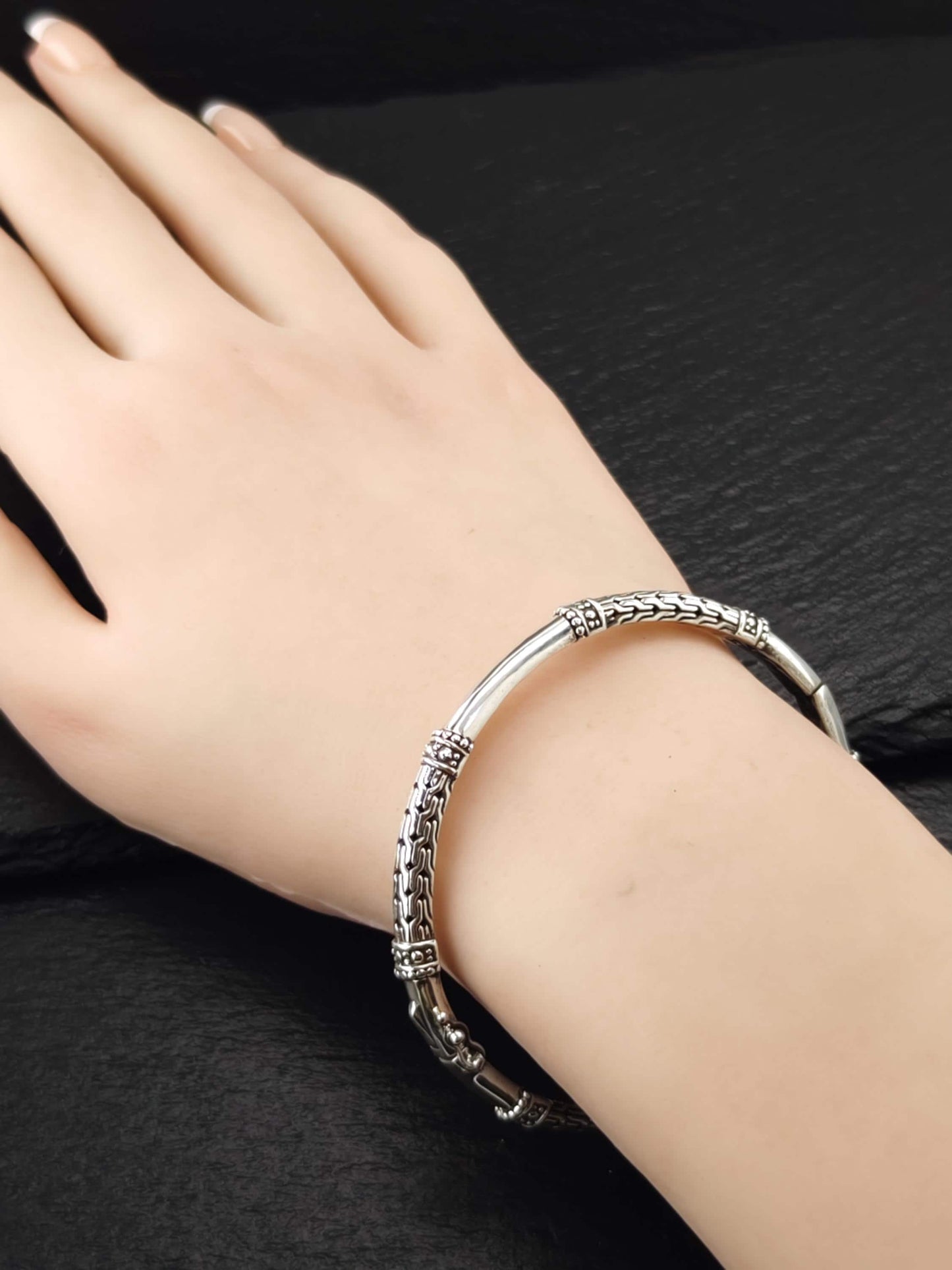Vintage Sarda, Bangle Bracelets Sterling Silver