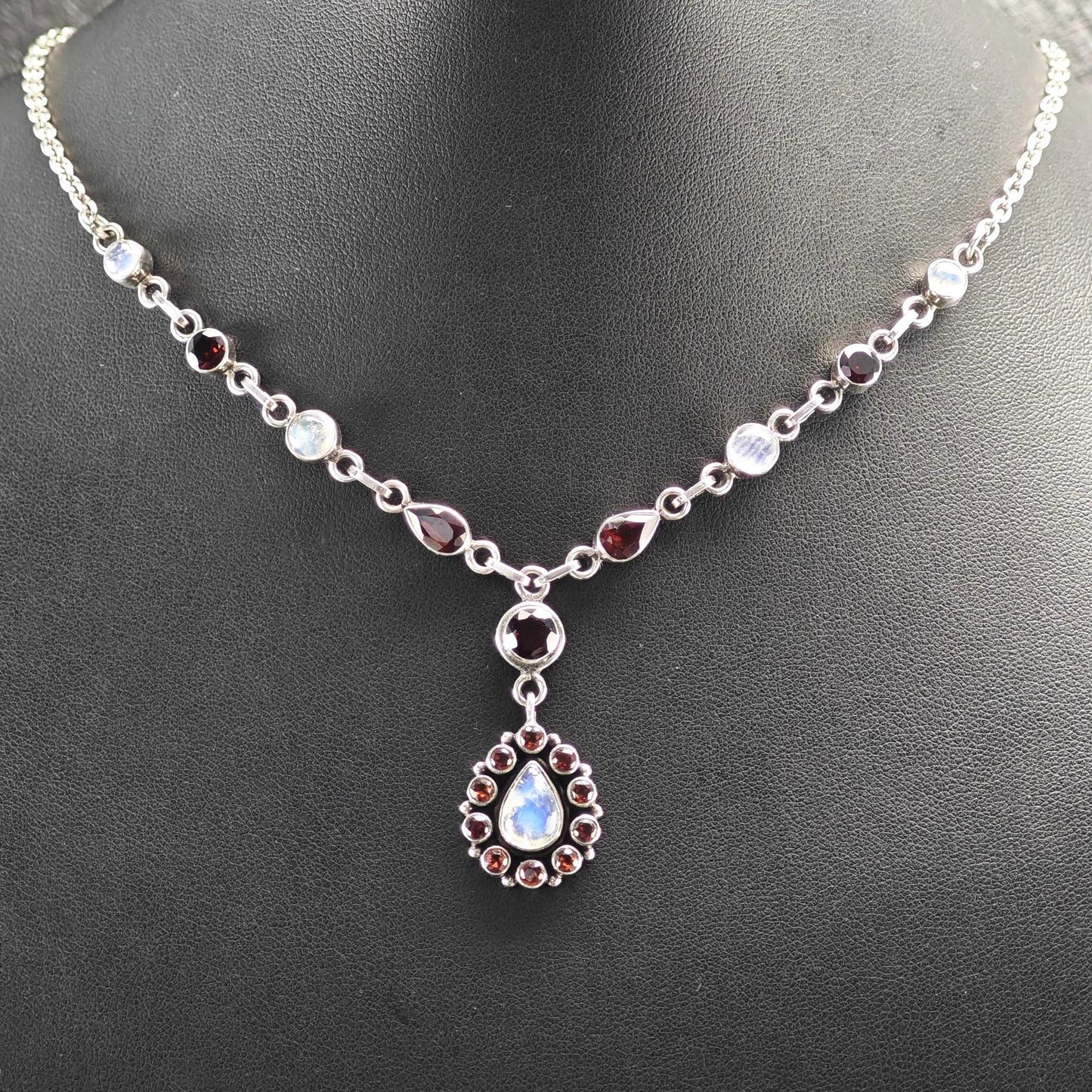 Nicky Butler Teardrop, Floral Necklace Sterling Silver N2478