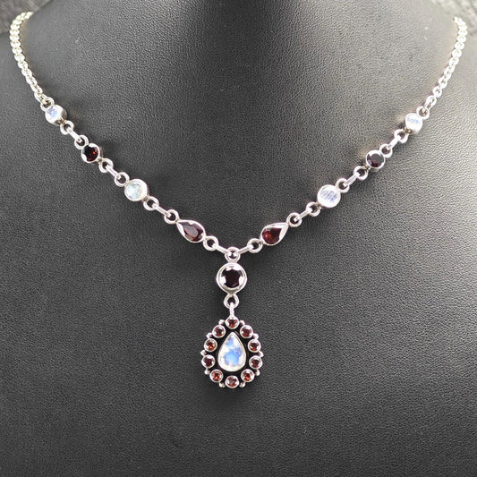Nicky Butler Teardrop, Floral Necklace Sterling Silver N2478