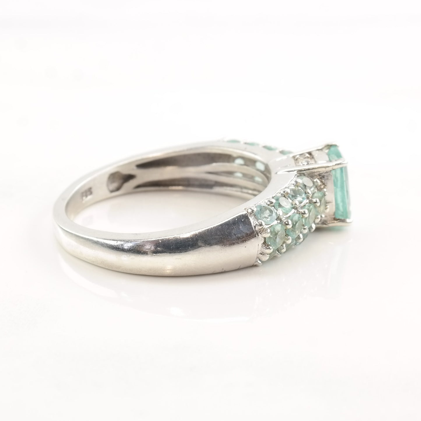 STS Silver Ring CZ Size 7