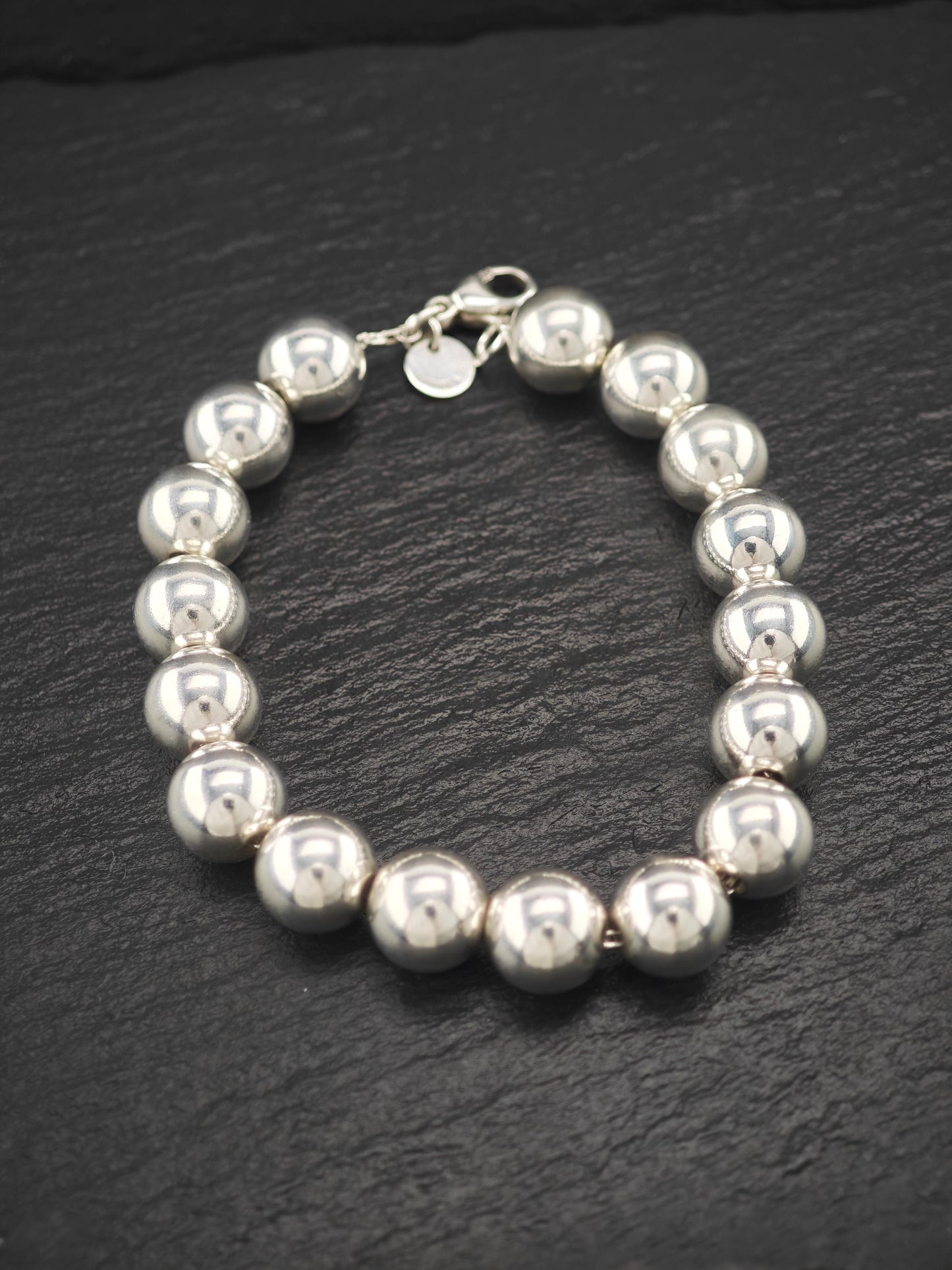 Tiffany Hardwear 10mm Ball Bracelet Sterling Silver
