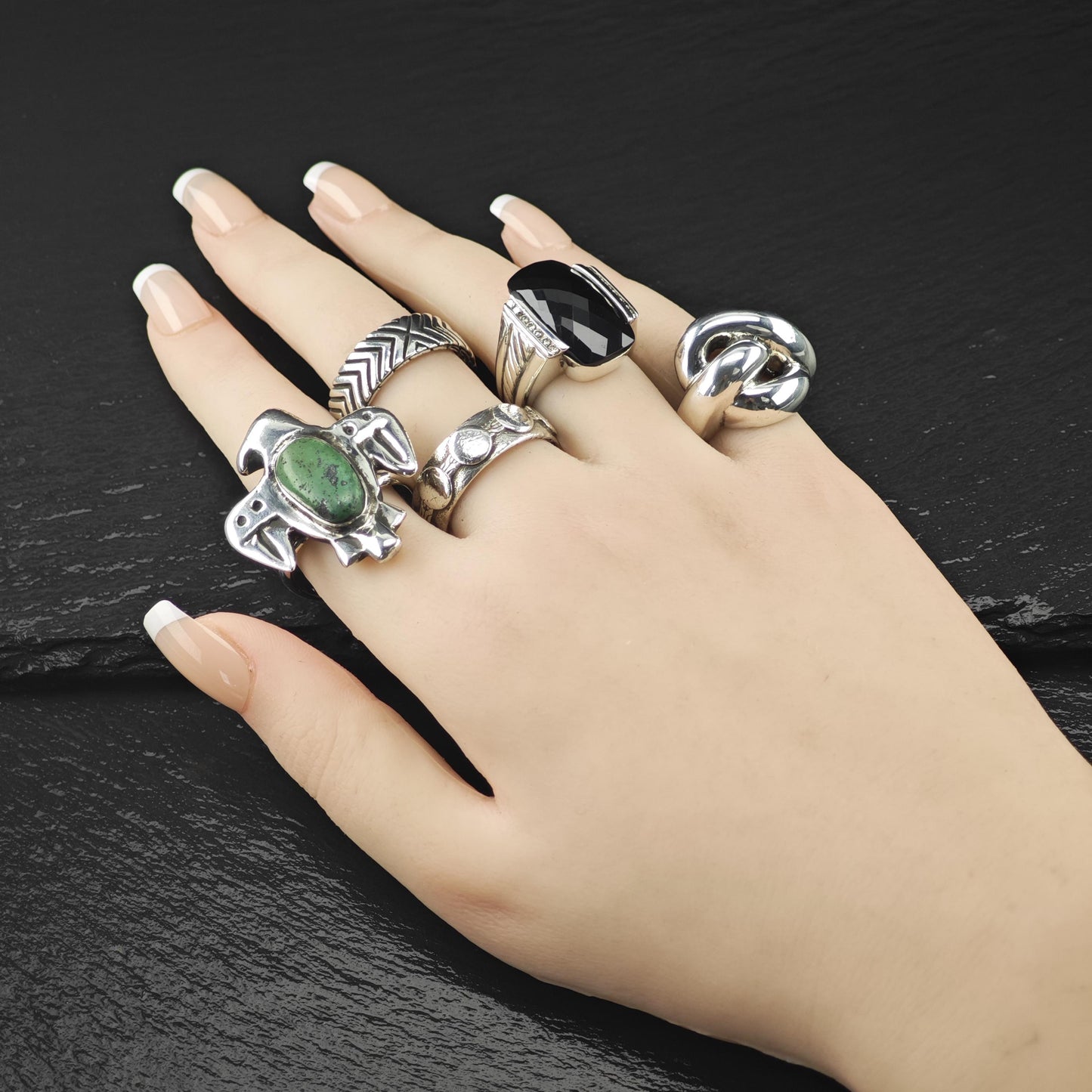 Joachim S'Paliu Pretzel Ring Sterling Silver