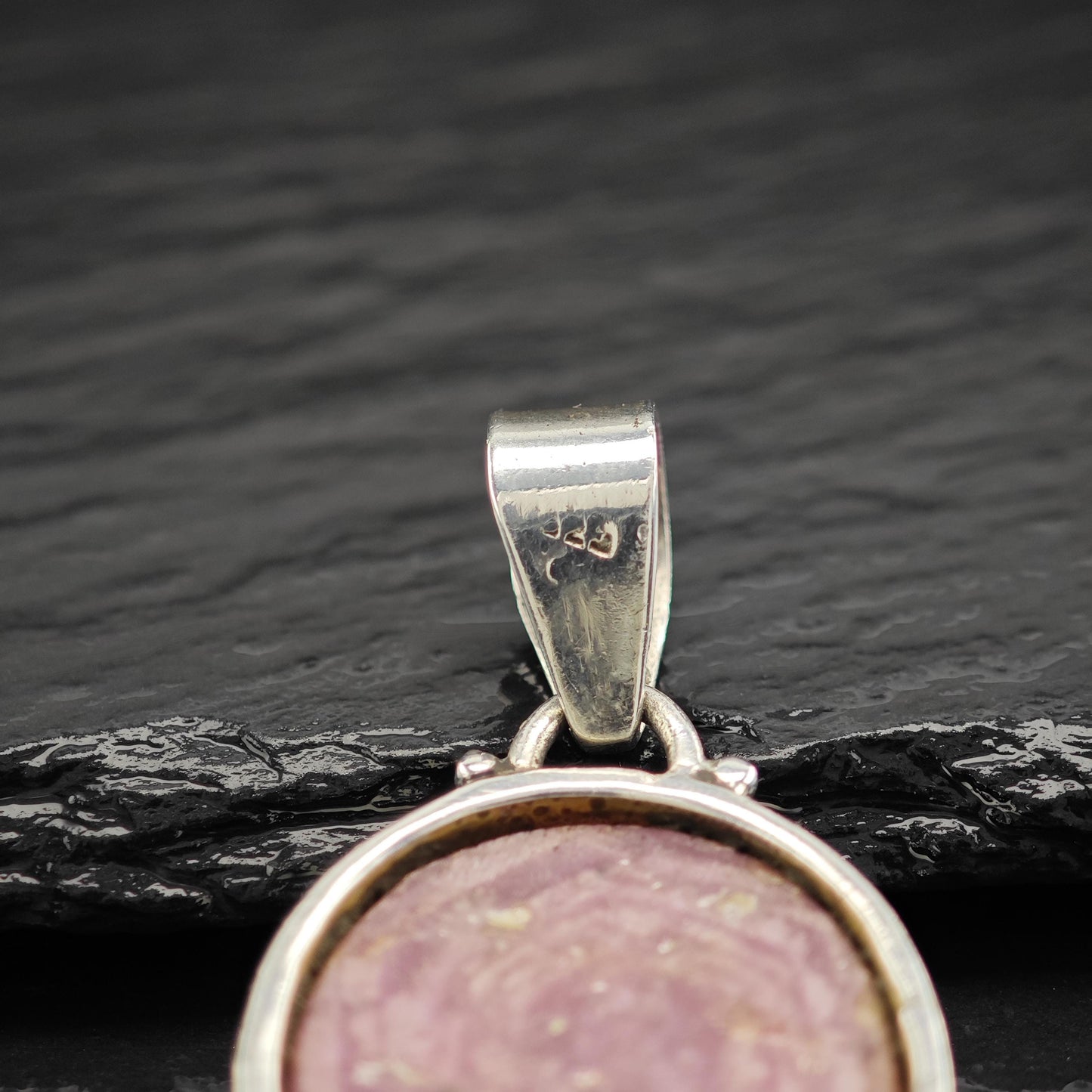Ruby Corundum Pendant Sterling Silver P2763
