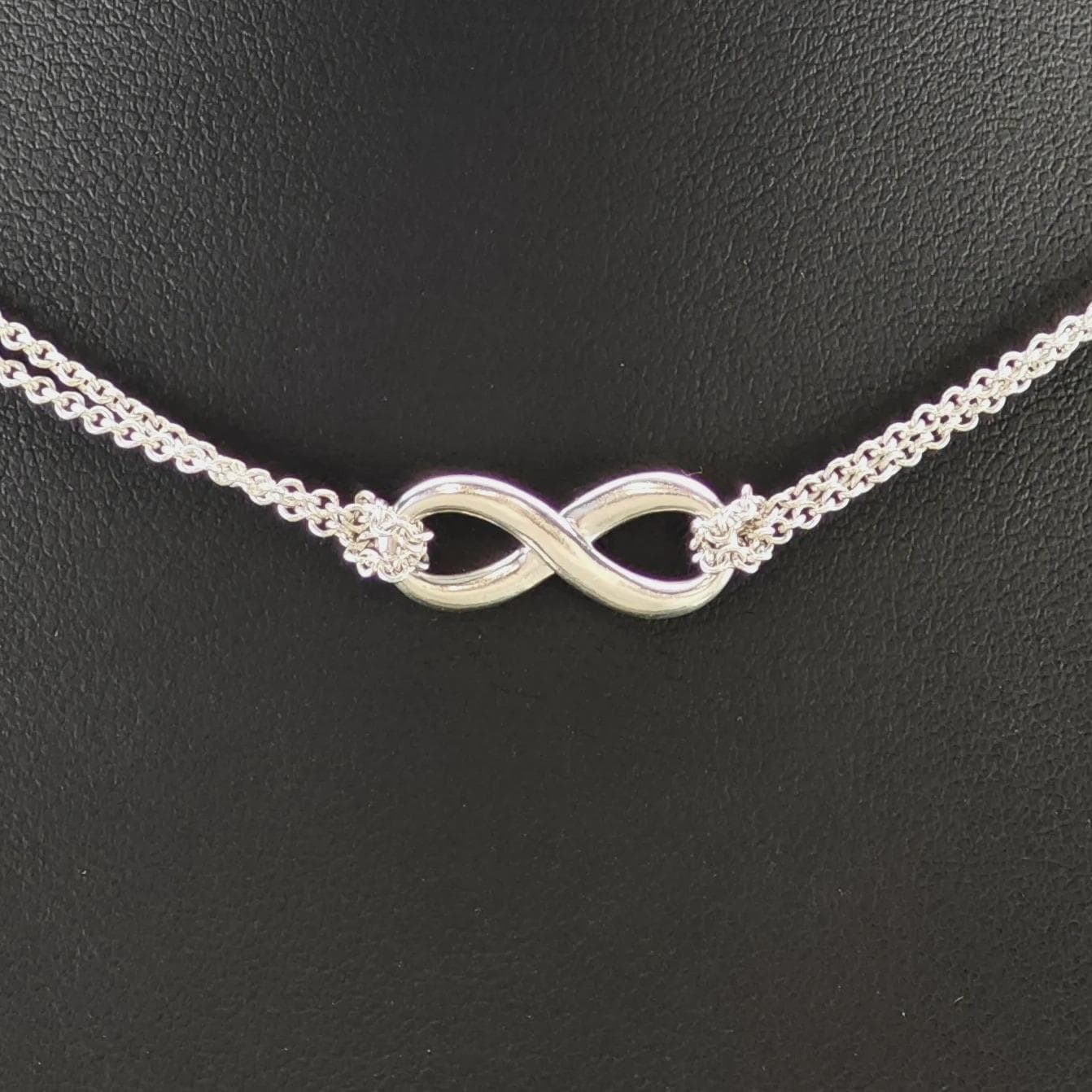 Vintage Tiffany & Co. Sterling Silver Infinity Symbol Necklace