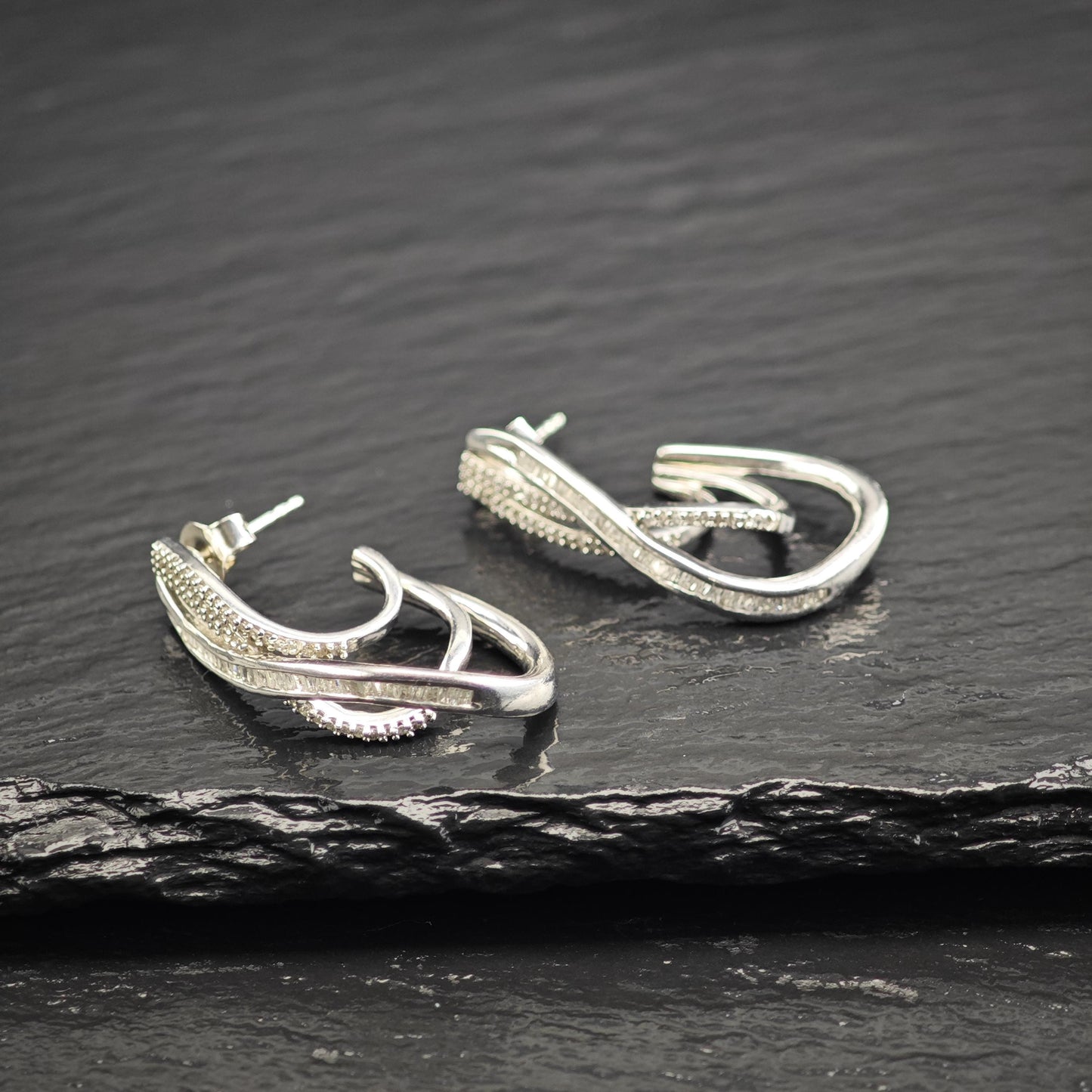 2/3 cttw Diamond Sterling Silver Stud Earrings ER3111