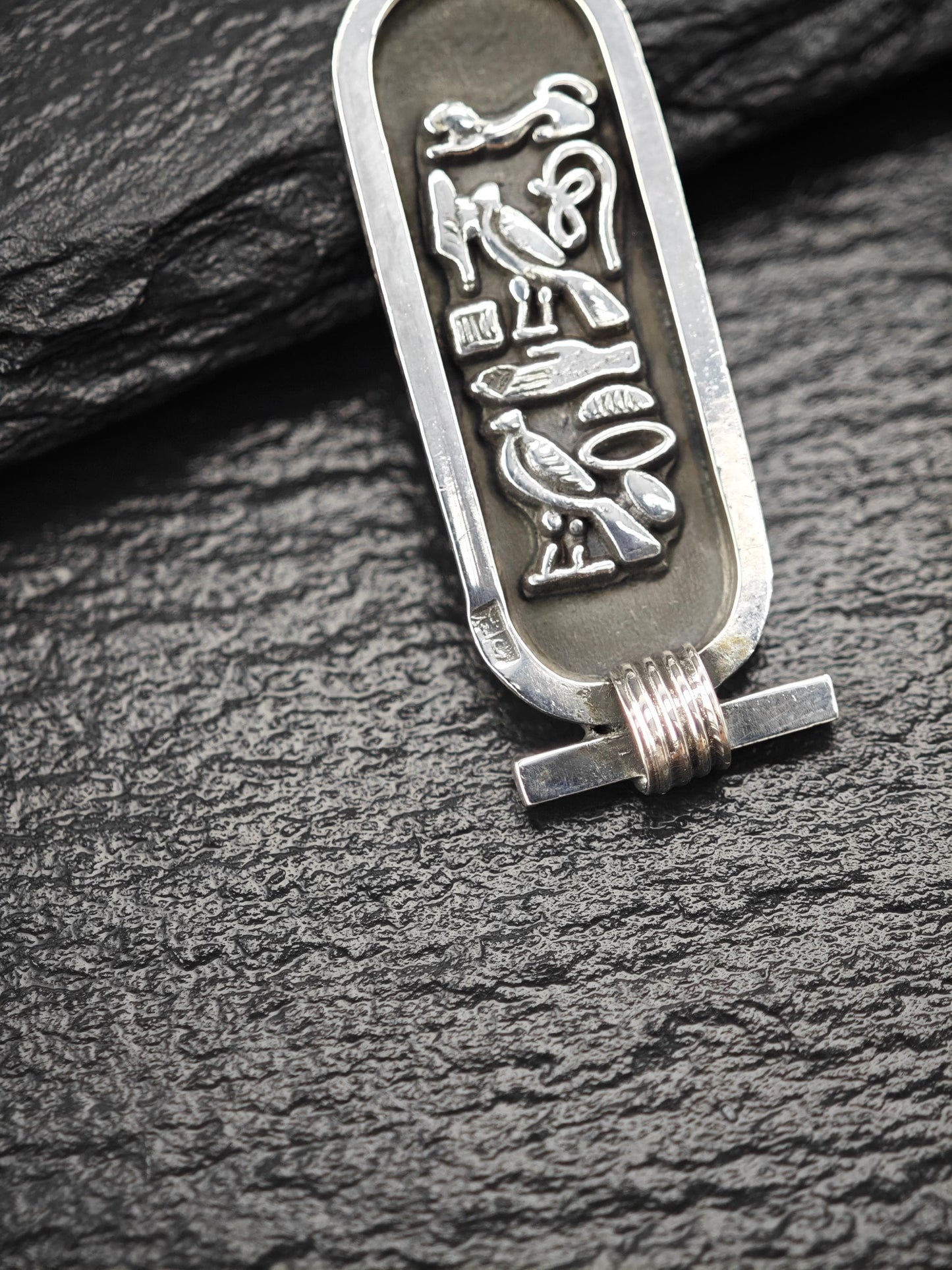 Choice of Egyptian Revival, Cartouche Pendant Sterling Silver P2727
